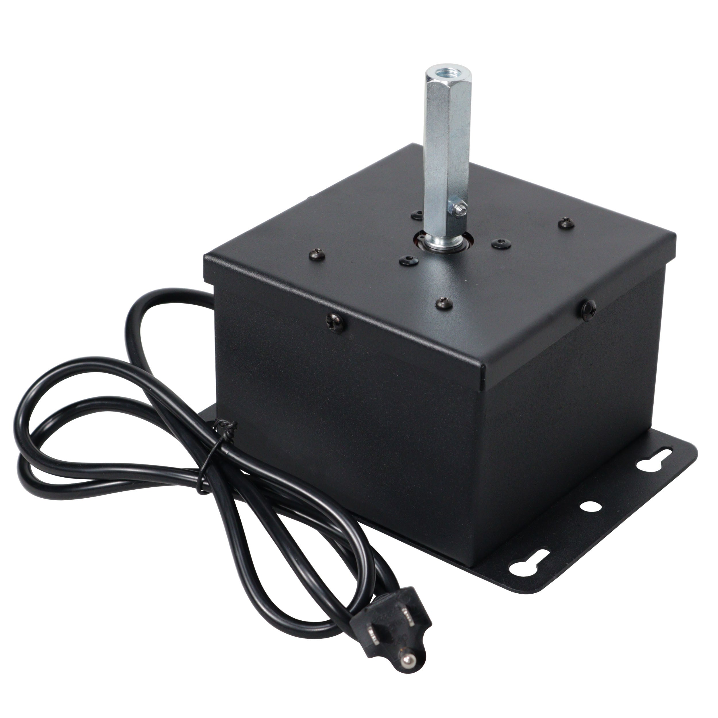 MOTOS Universal Upright Mirror Ball Oscillating 1RPM Motor – Mounts up to 30" Mirror Balls  Black Finish