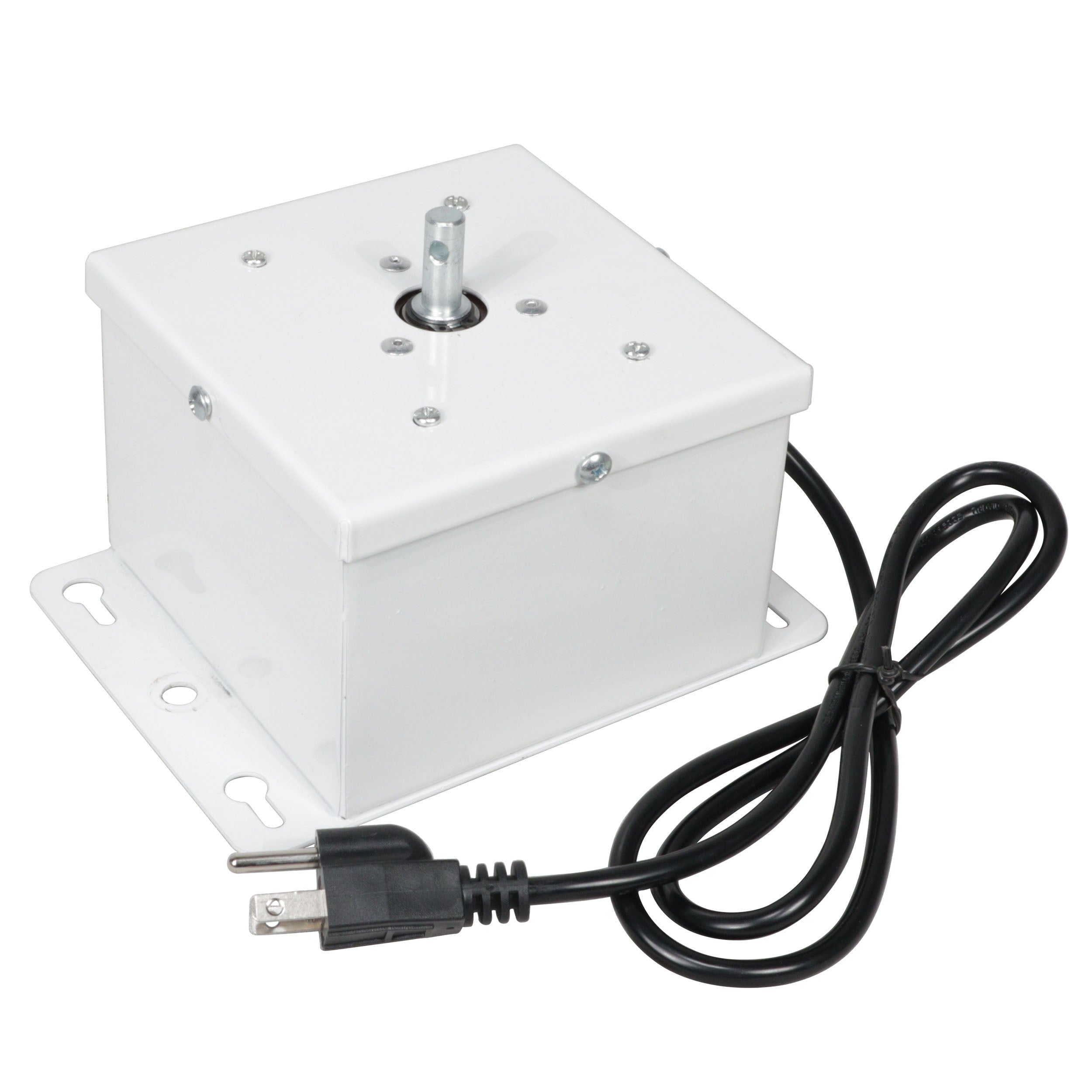 MOTOS Universal Upright Mirror Ball Oscillating 1RPM Motor – Mounts up to 30" Mirror Balls White Finish