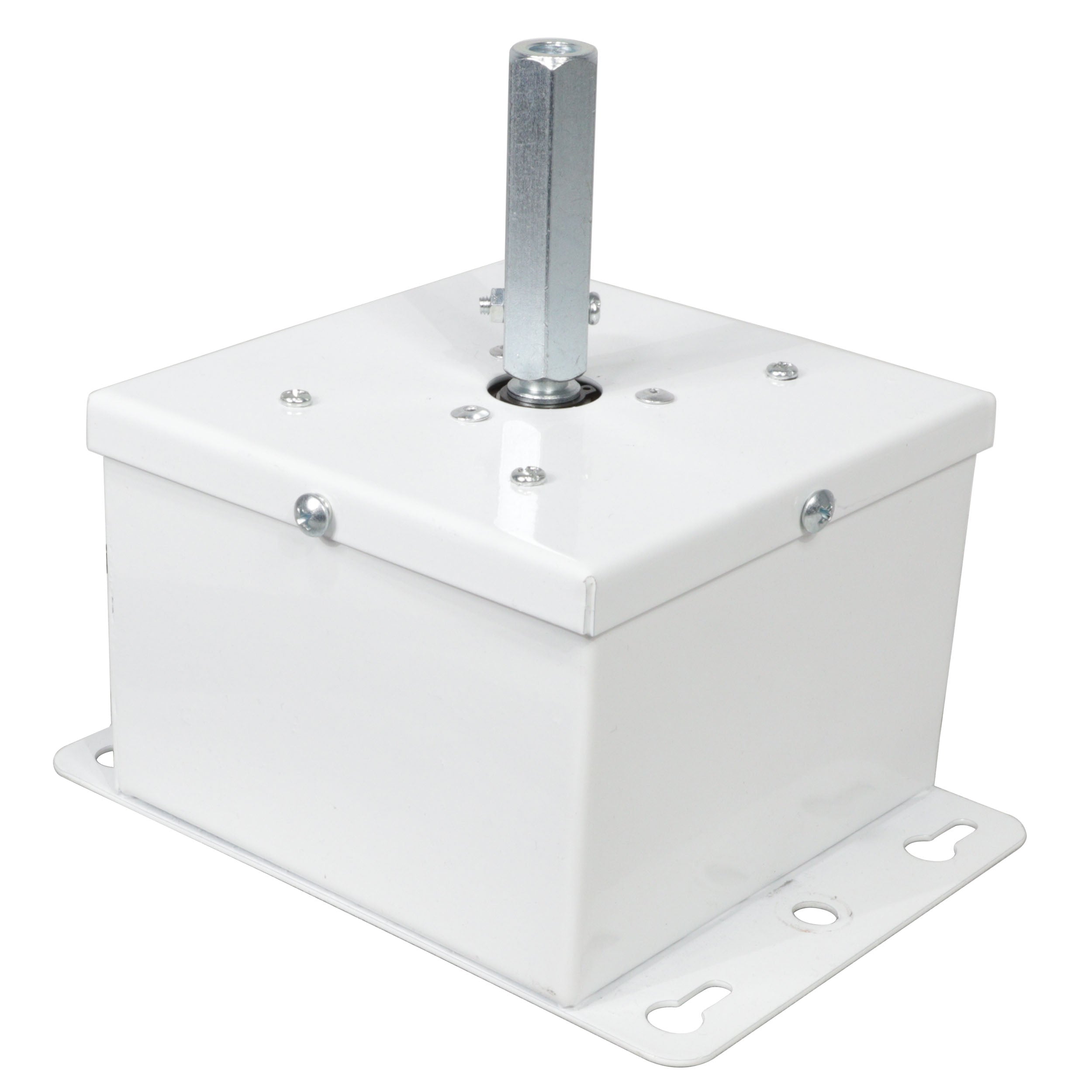 MOTOS  Upright Mirror Ball Oscillating 1RPM Motor – Mounts up to 30" Mirror Balls White Finish
