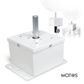 MOTOS  Upright Mirror Ball Oscillating 1RPM Motor – Mounts up to 30" Mirror Balls White Finish