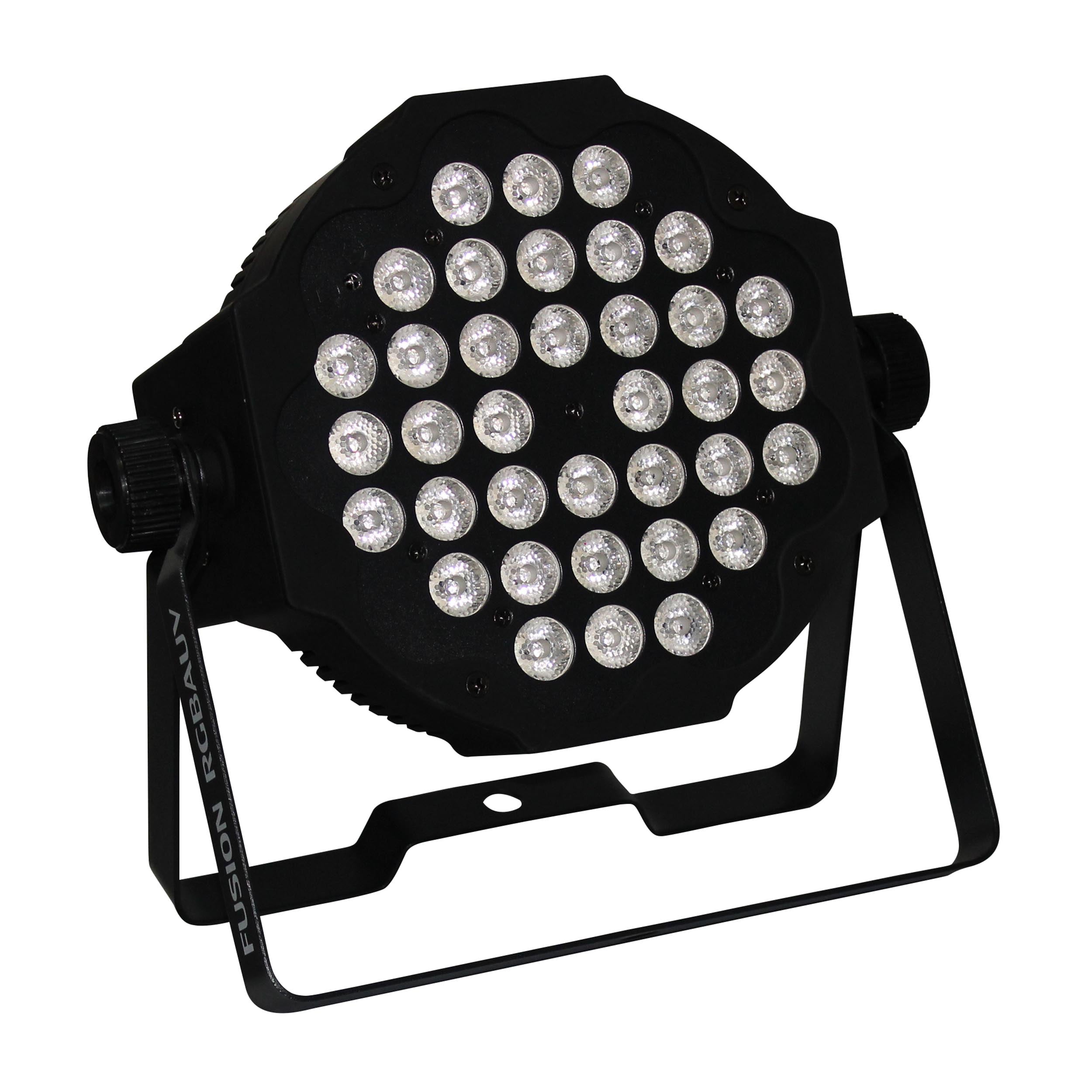 Fusion RGBA UV Par 36x 1W LED Slim Par Black Housing