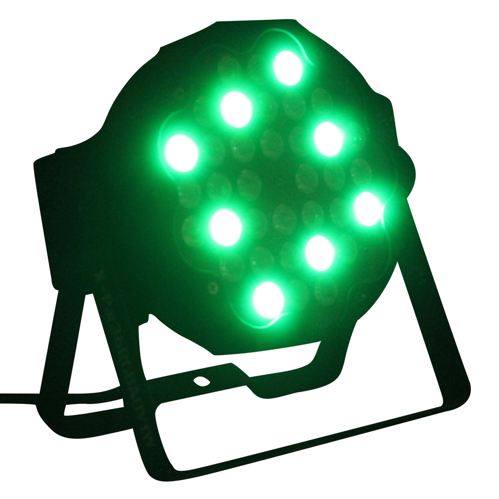 Fusion RGBA UV Par 36x 1W LED Slim Par Black Housing