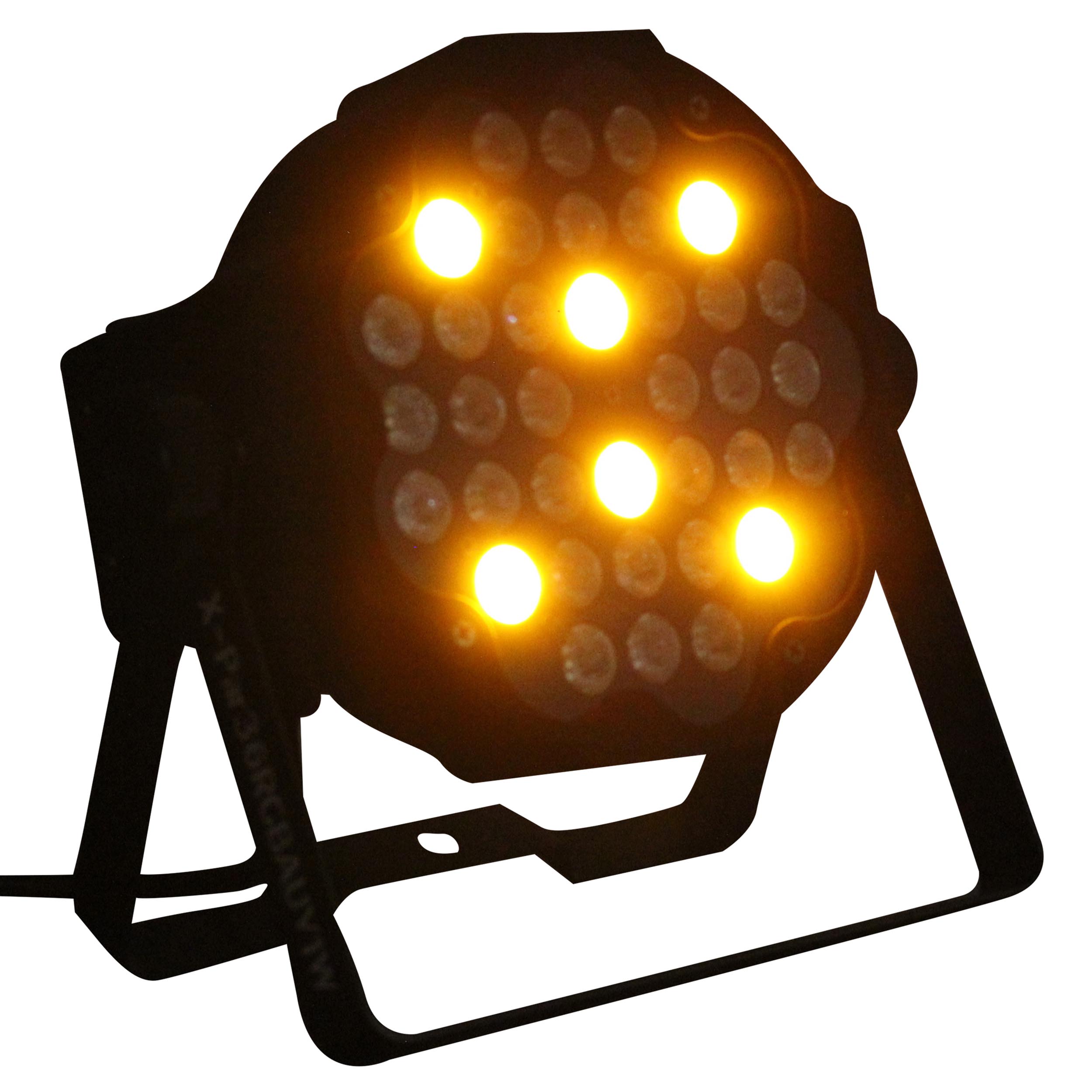 Fusion RGBA UV Par 36x 1W LED Slim Par Black Housing