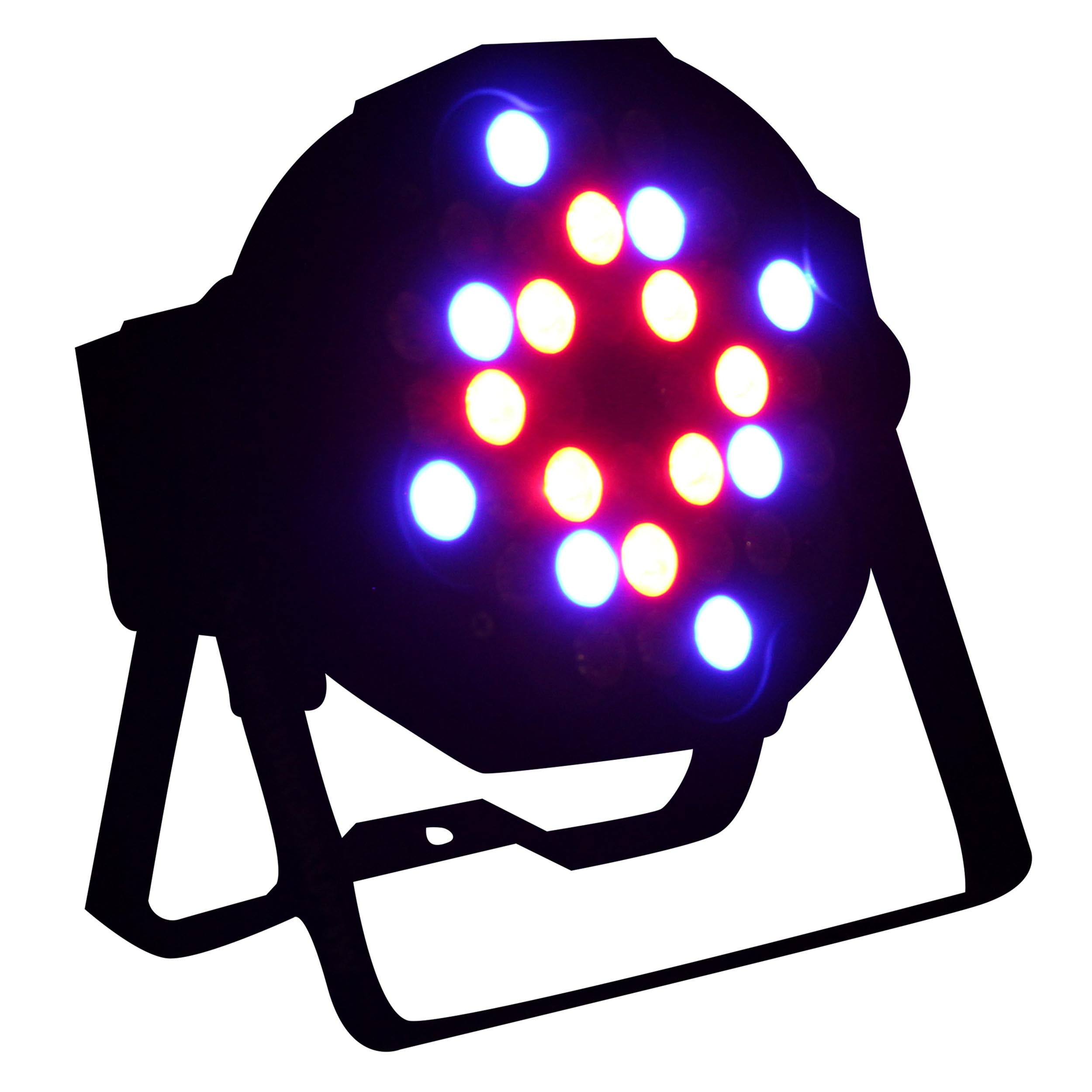 Fusion RGBA UV Par 36x 1W LED Slim Par Black Housing