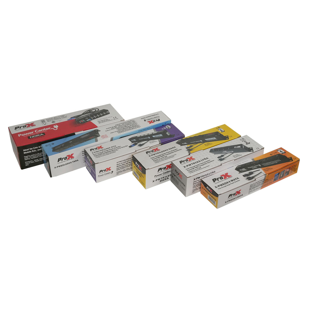 12PCS Rita PowerCenter 6X AC Outlet Box powerCON Compatible Splitter 20A w/ V&A Meter