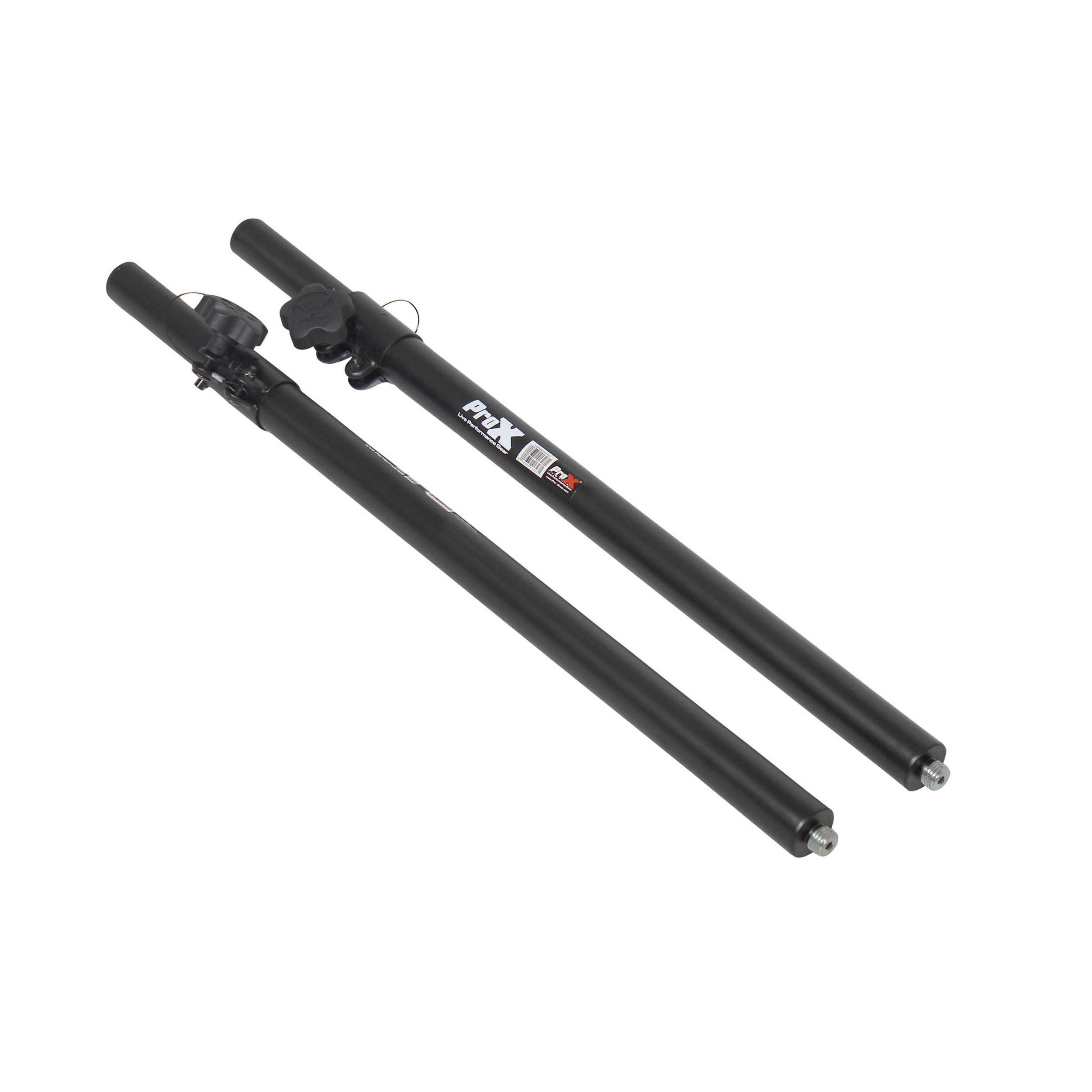 Pair of Polaris Speaker Poles– 2 Adjustable Speaker Poles with Bag in Black