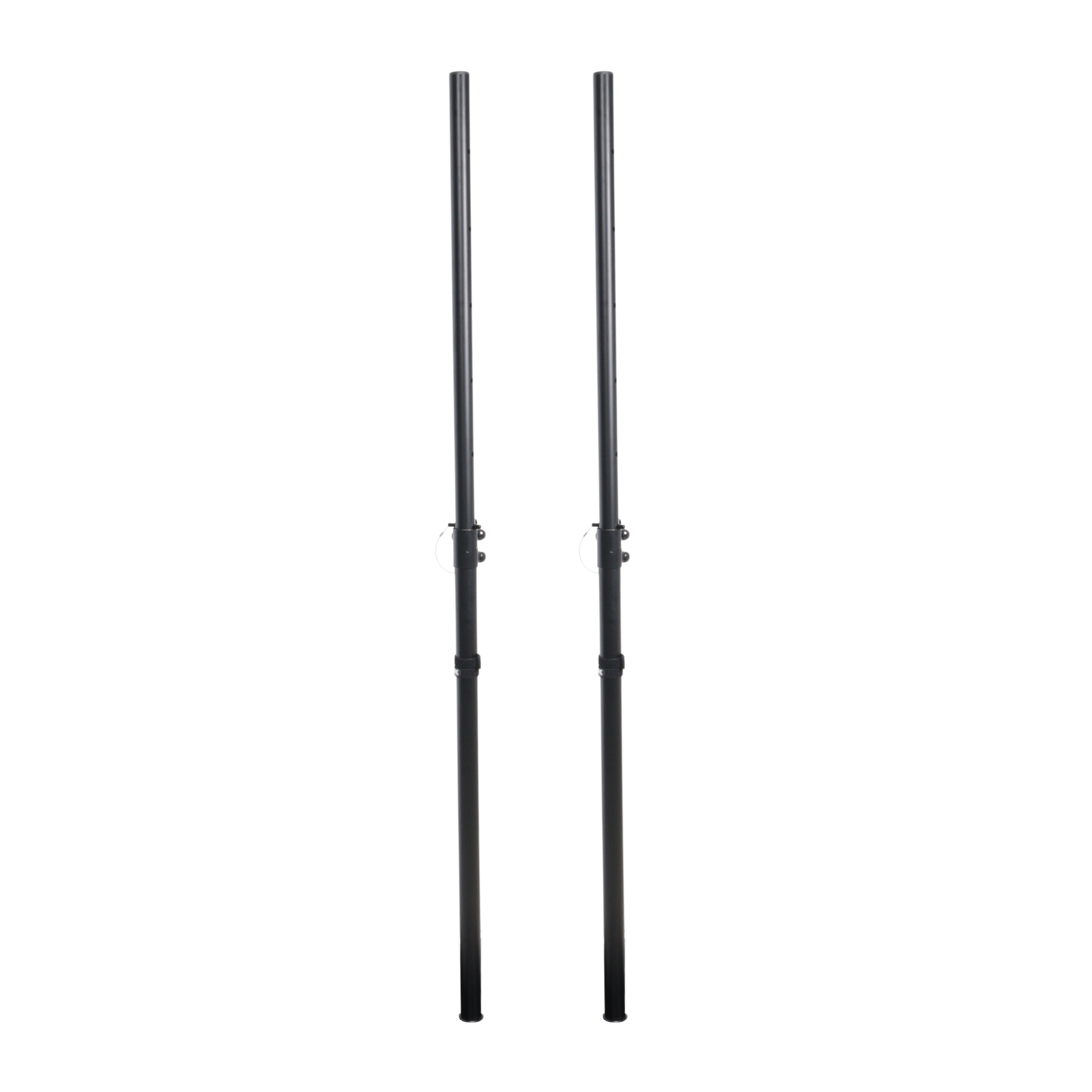 Pair of Polaris Speaker Poles– 2 Adjustable Speaker Poles with Bag in Black