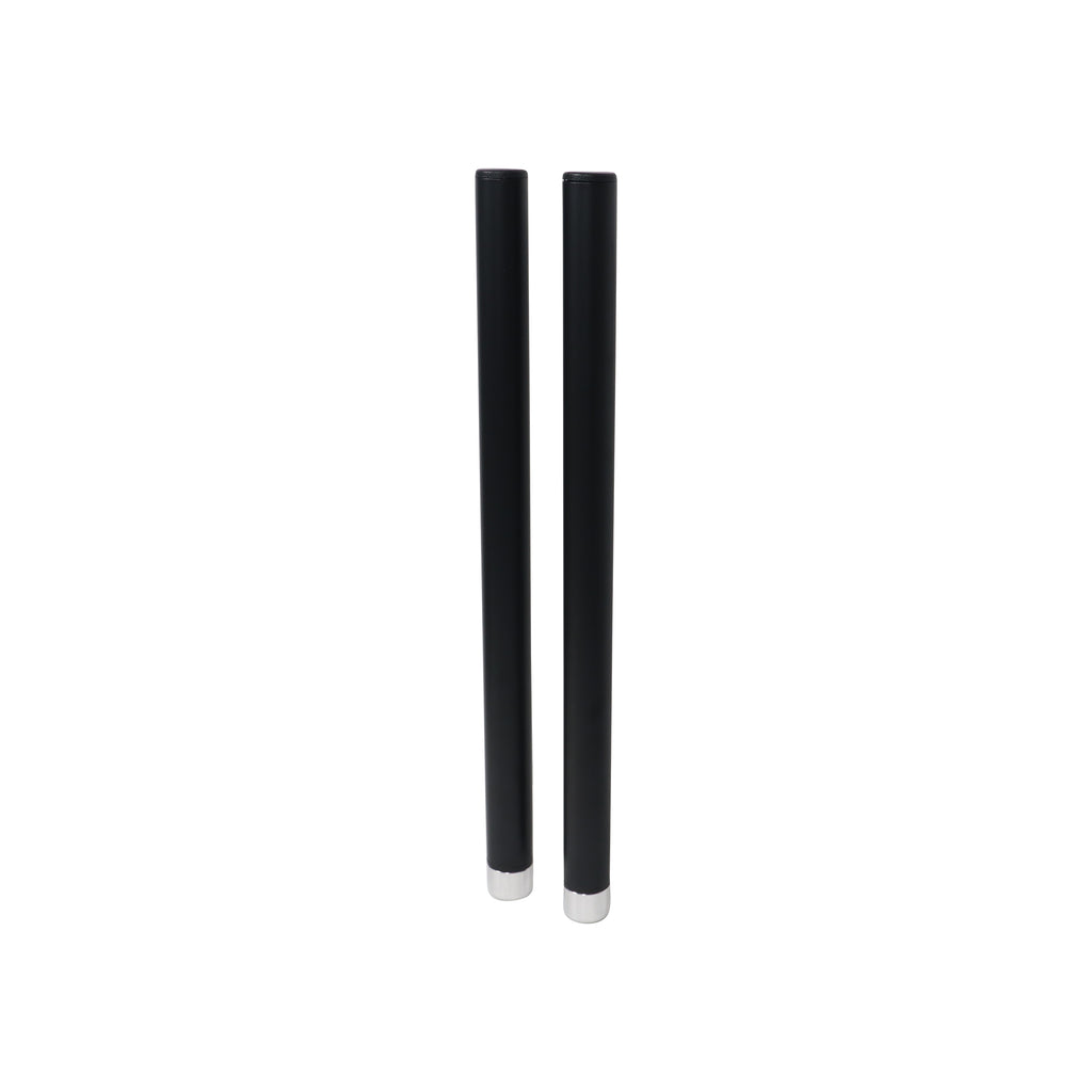 20" Set of 2 Speaker Extension Poles with M20 Thread and 1-3/8 in. Adapter – Black, 200 lb Capacity