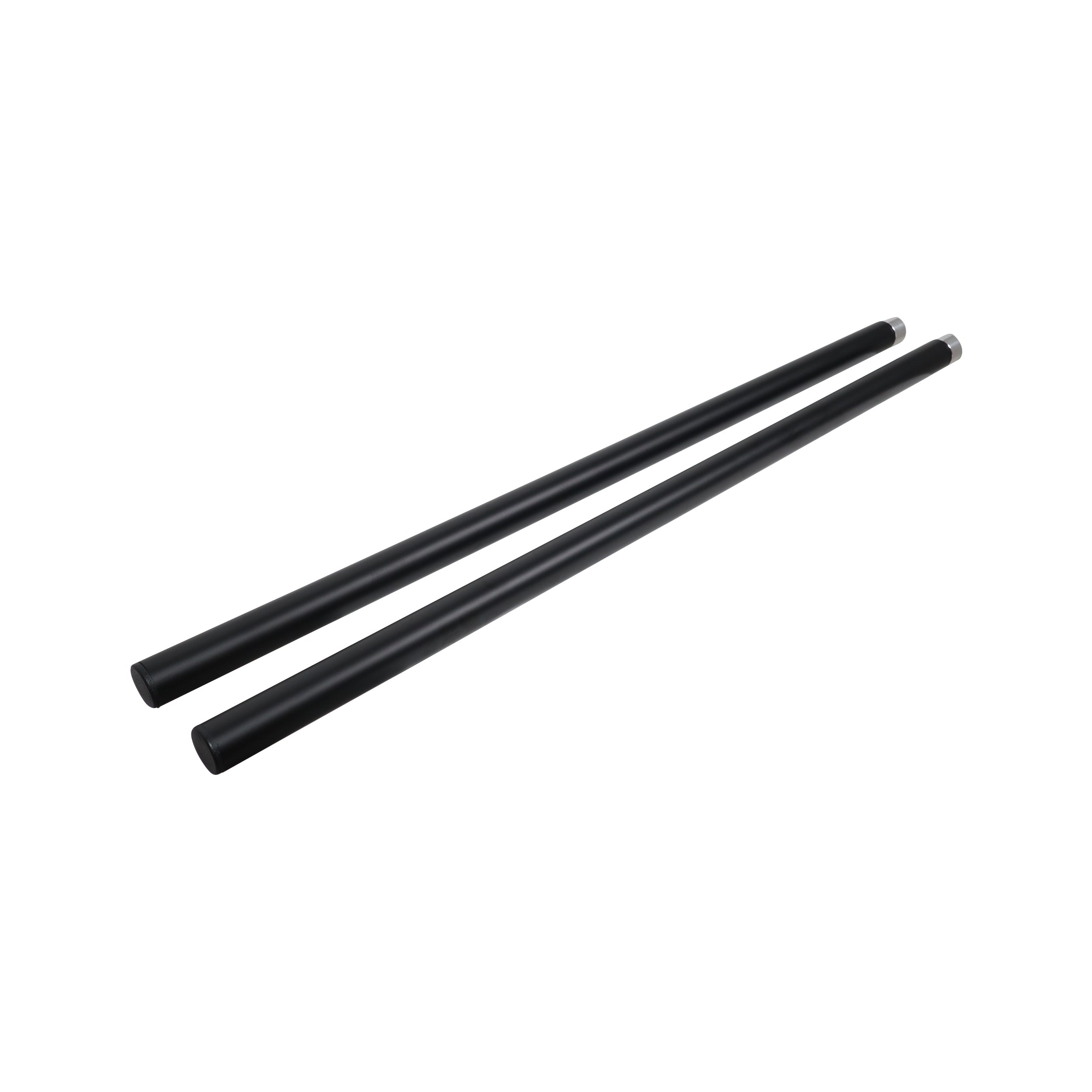 36" Set of 2 Speaker Extension Poles with M20 Thread and 1-3/8 in. Adapter – Black, 200 lb Capacity