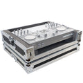 ATA Style Flight Travel Case for Denon DJ Prime Go Digital Controller - Silver On Black
