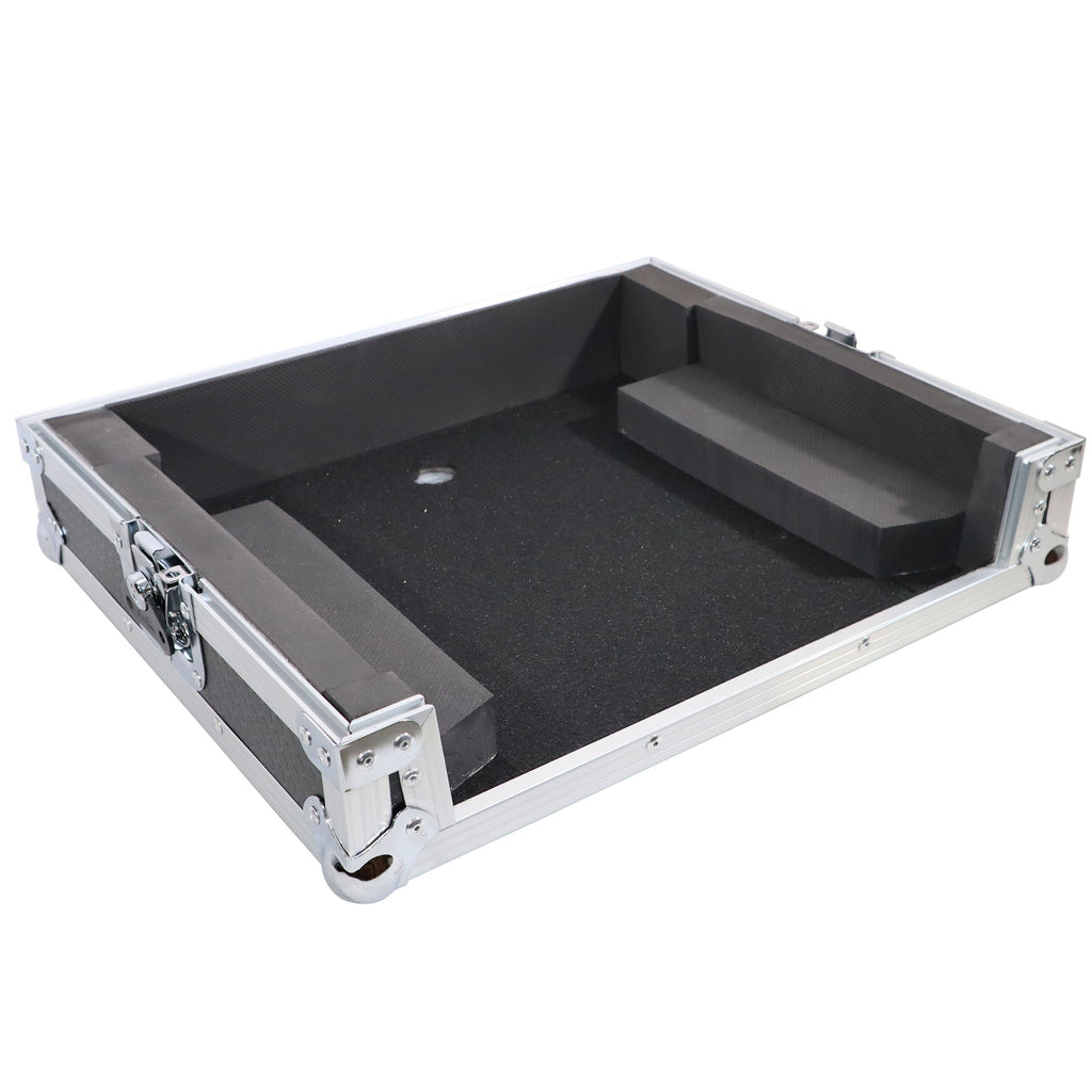 ATA Style Flight Travel Case for Denon DJ Prime Go Digital Controller - Silver On Black