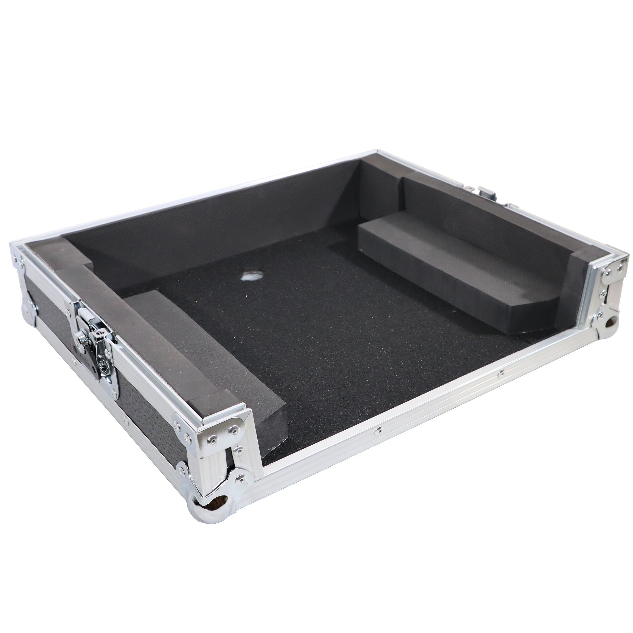 ATA Style Flight Travel Case for Denon DJ Prime Go Digital Controller - Silver On Black