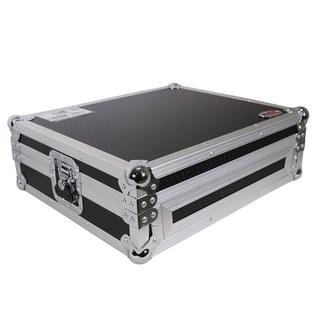 ATA Style Flight Travel Case for Denon DJ Prime Go Digital Controller - Silver On Black