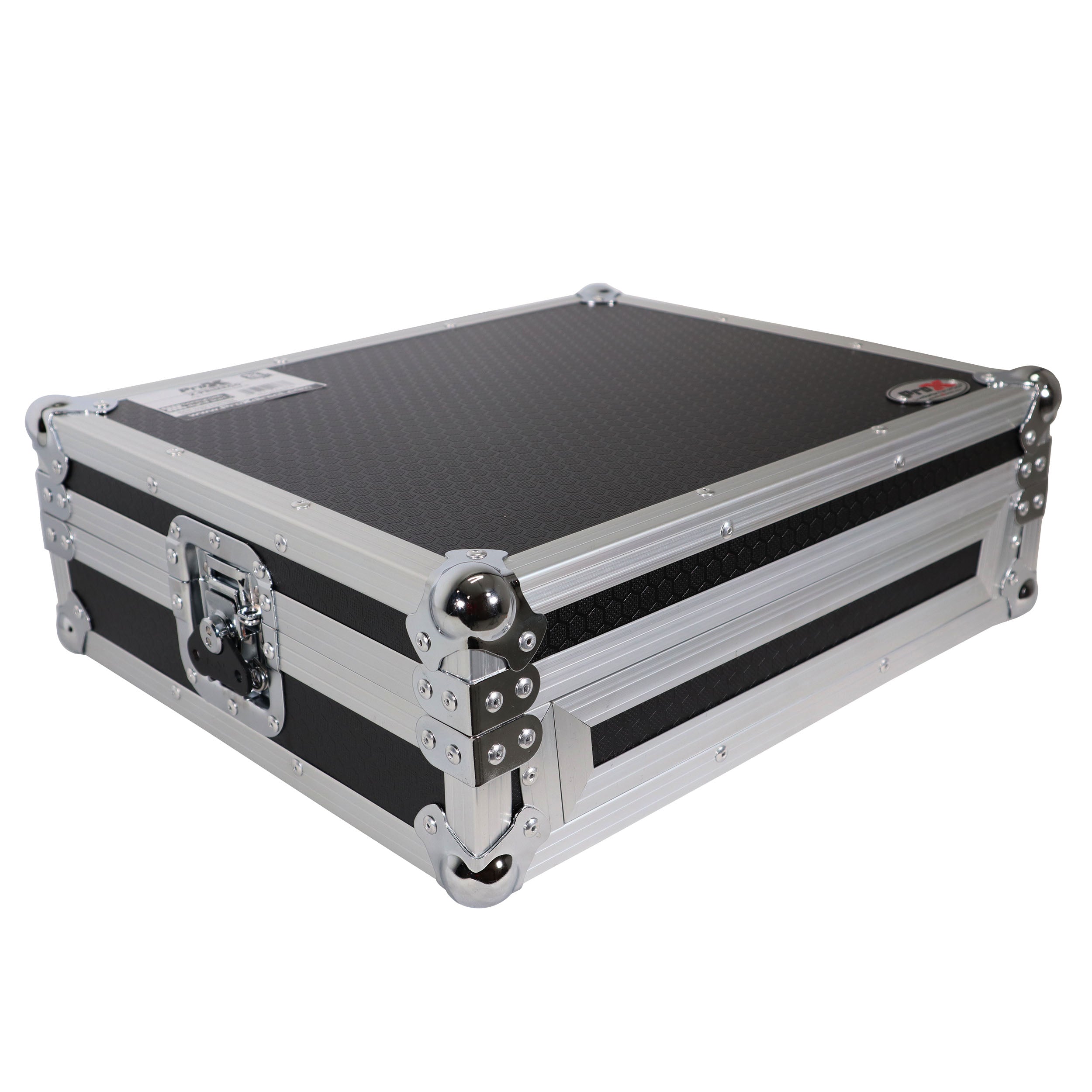 ATA Style Flight Travel Case for Denon DJ Prime Go Digital Controller - Silver On Black