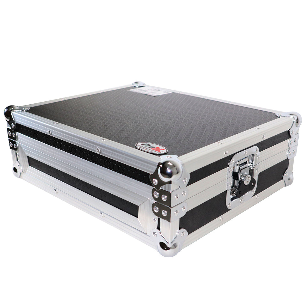 ATA Style Flight Travel Case for Denon DJ Prime Go Digital Controller - Silver On Black