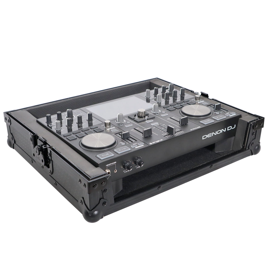 ATA Style Flight Travel Case for Denon DJ Prime Go Digital Controller - Black On Black