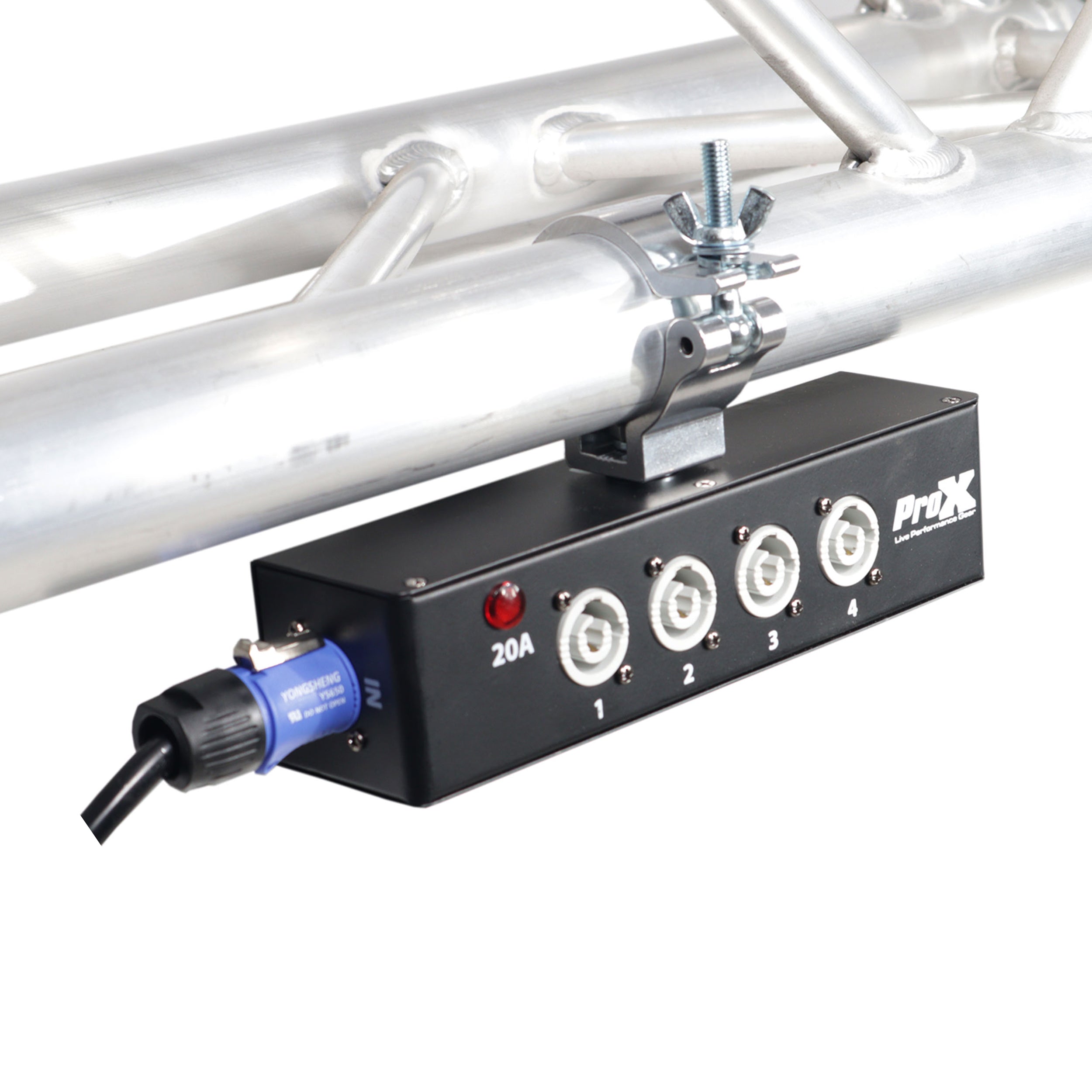 24PCS ProX X-PWCX4 BOX Power Center Five-Way Spitter For Indoor Power Connector Delivers Power For Up To 5 Fixtures