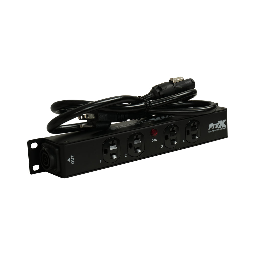 12PCS 4 Outlet Edison Power Strip AC Outlet Box Edison Nema 5-20R with True1 IN/OUT 20A Power Center