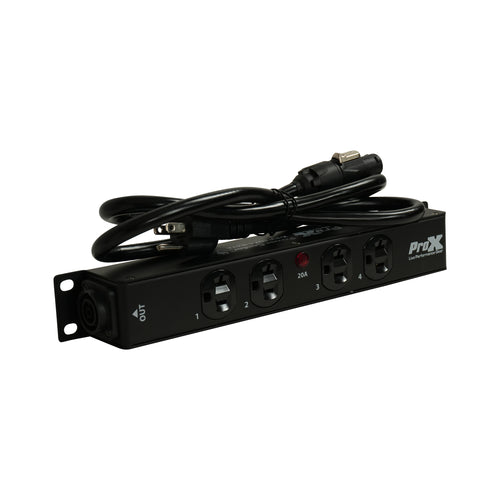 12PCS 4 Outlet Edison Power Strip AC Outlet Box Edison Nema 5-20R with True1 IN/OUT 20A Power Center