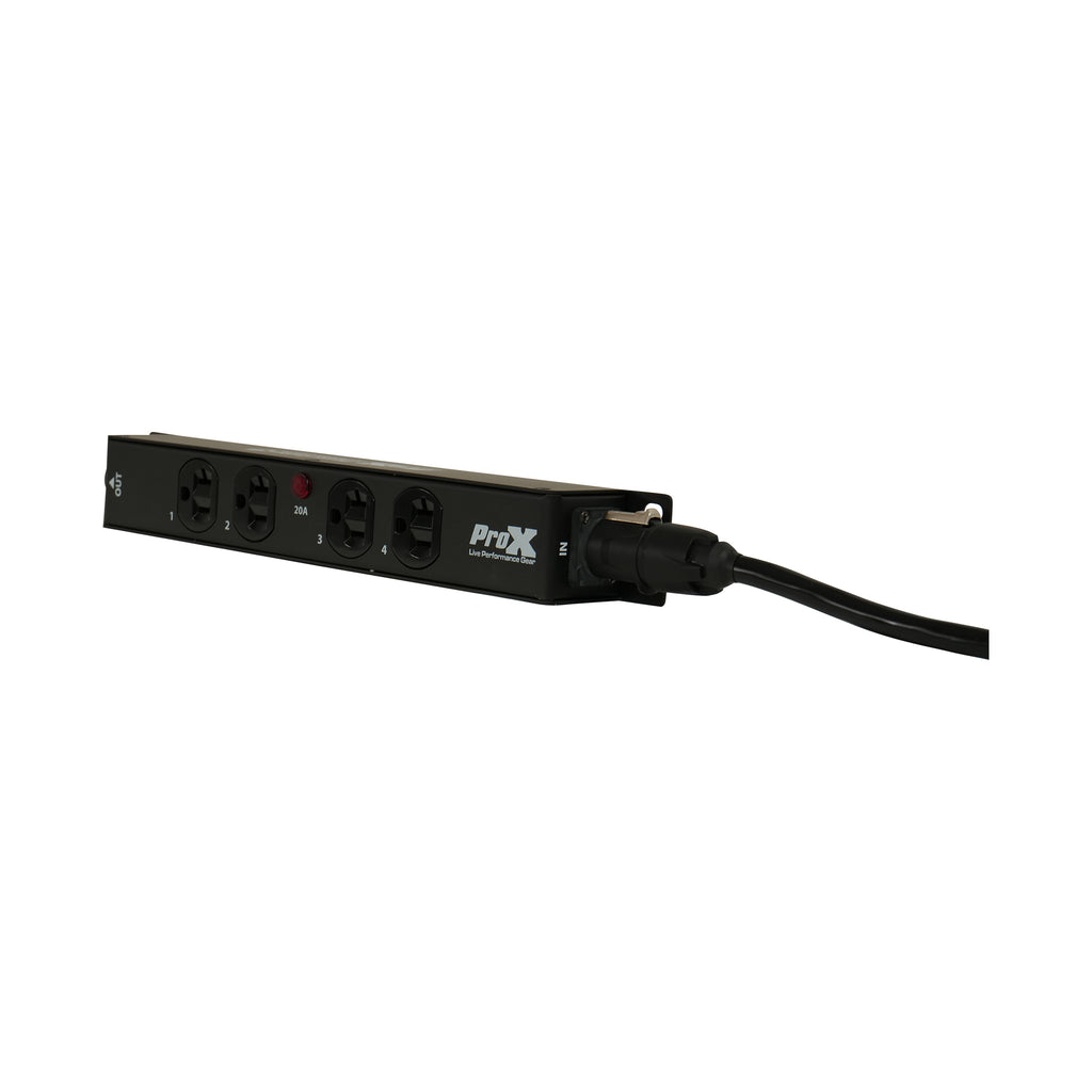 MAYA 4 Outlet Power Strip AC Outlet Box Edison Nema 5-20R with True1 IN/OUT 20A Power Center