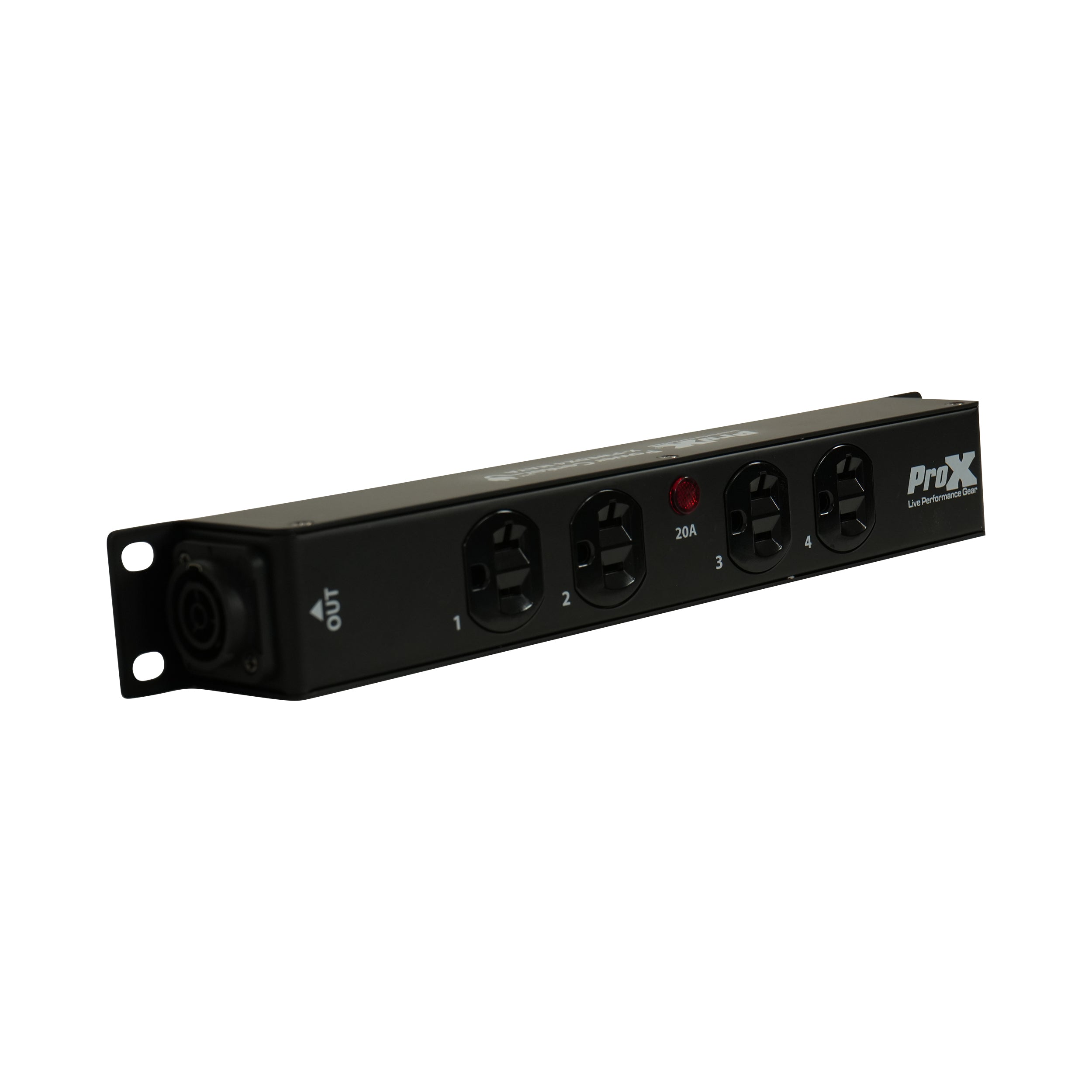 MAYA 4 Outlet Power Strip AC Outlet Box Edison Nema 5-20R with True1 IN/OUT 20A Power Center