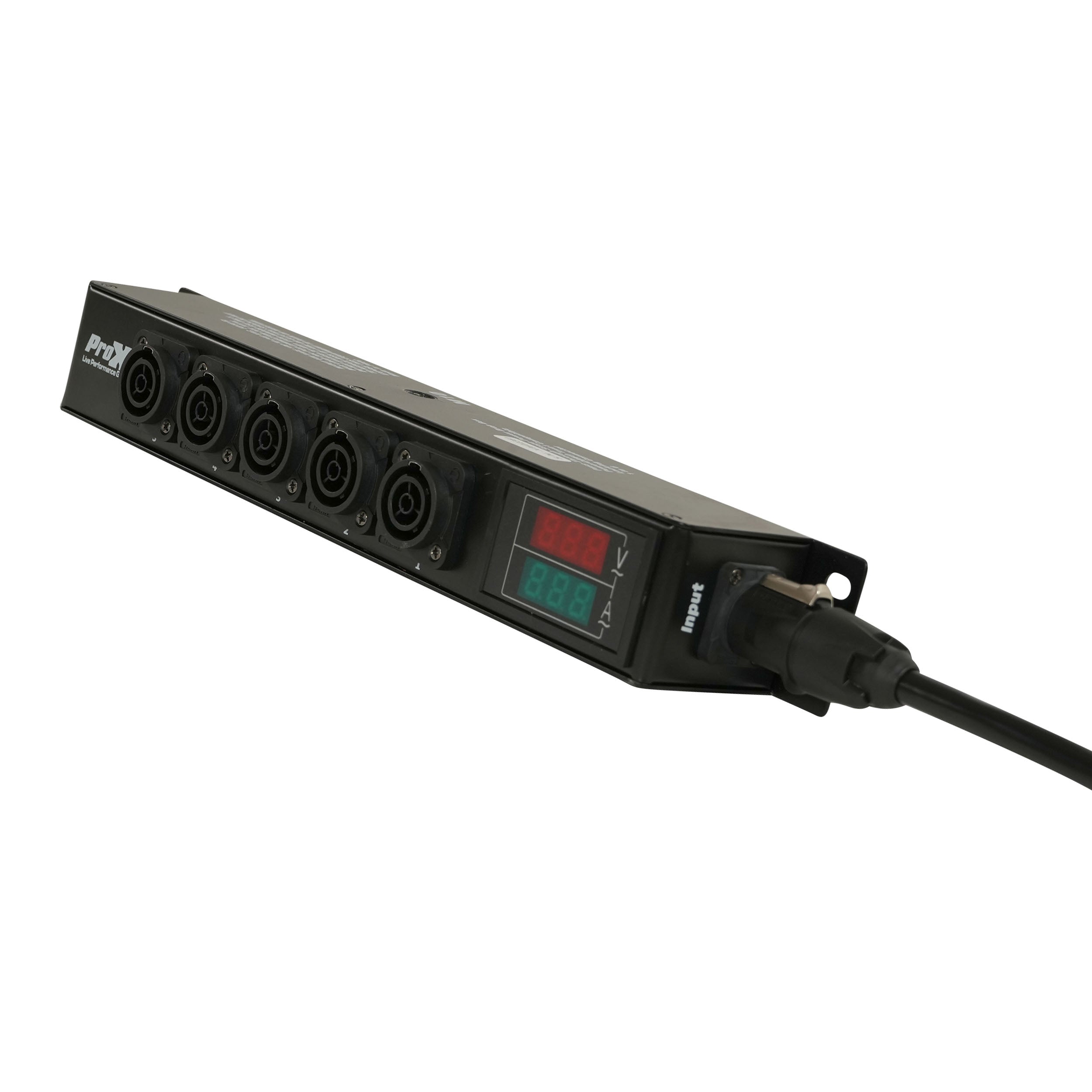 12PCS PowerCenter 6X AC Outlet Box True1 Splitter 20A Rean Connector w/ V&A Meter