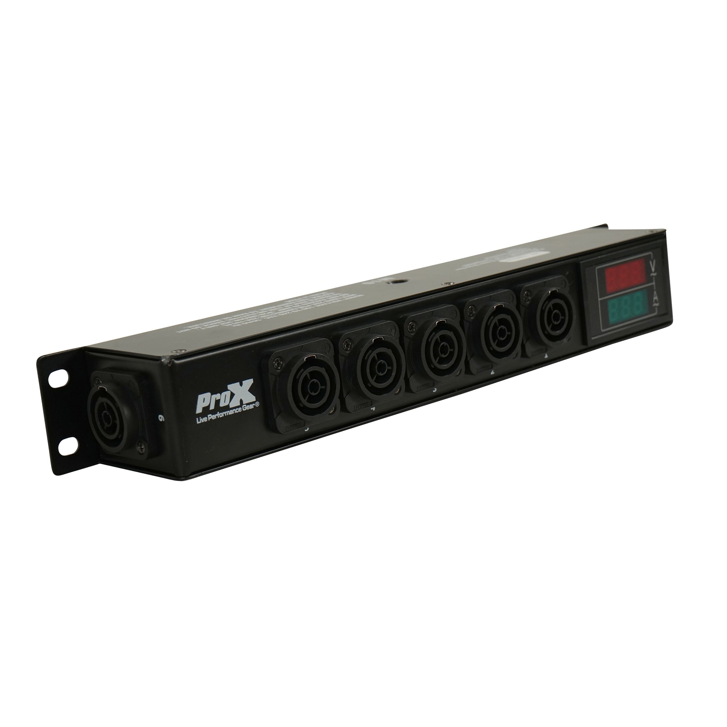 12PCS PowerCenter 6X AC Outlet Box True1 Splitter 20A Rean Connector w/ V&A Meter