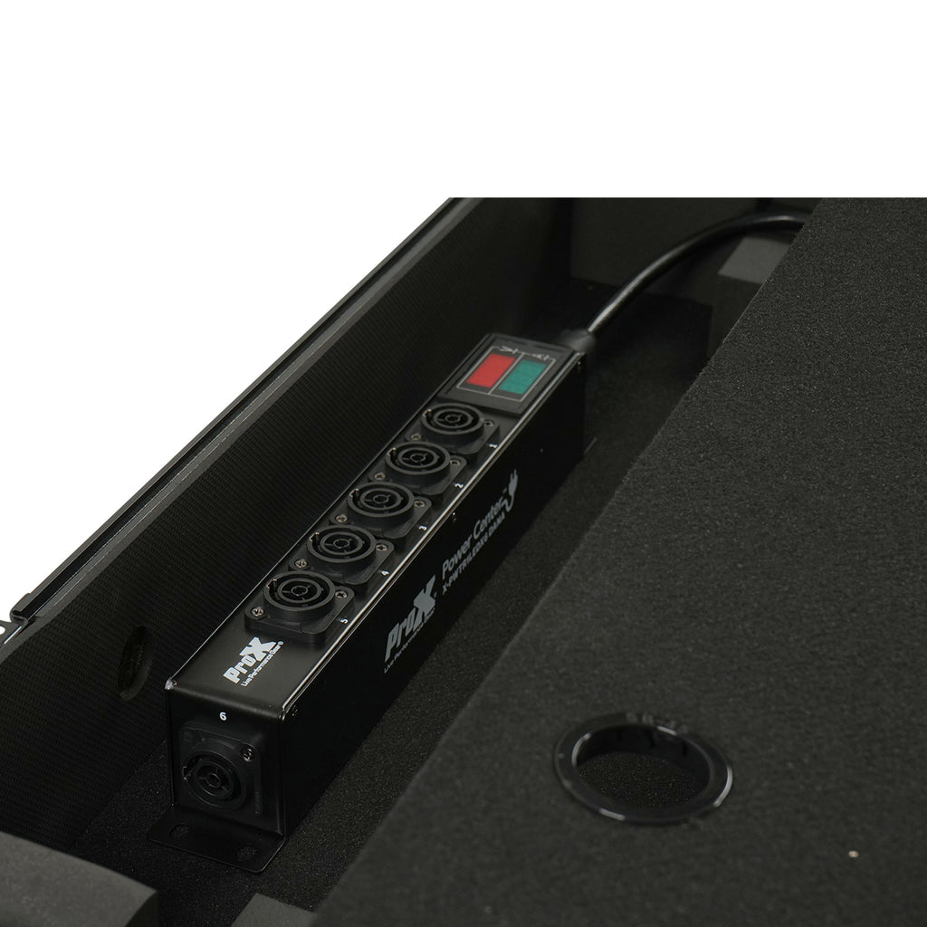 12PCS PowerCenter 6X AC Outlet Box True1 Splitter 20A Rean Connector w/ V&A Meter