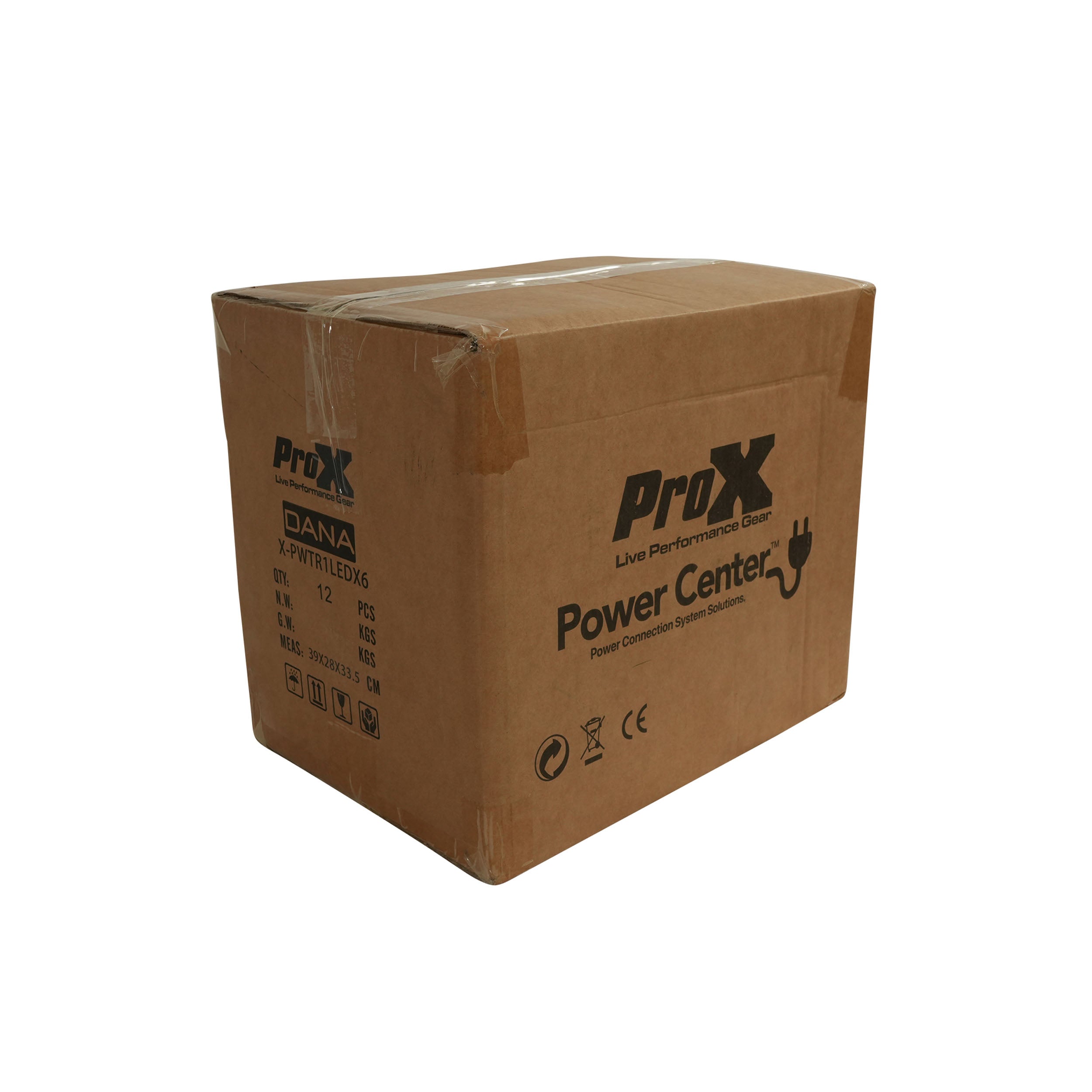 DANA PowerCenter 6X AC Outlet Box True1 Splitter 20A Rean Connector w/ V&A Meter