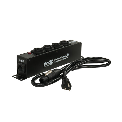 12PCS PowerCenter 4-way Power Splitter Box for True Power Connection Powers 5 Devices with Power Cord