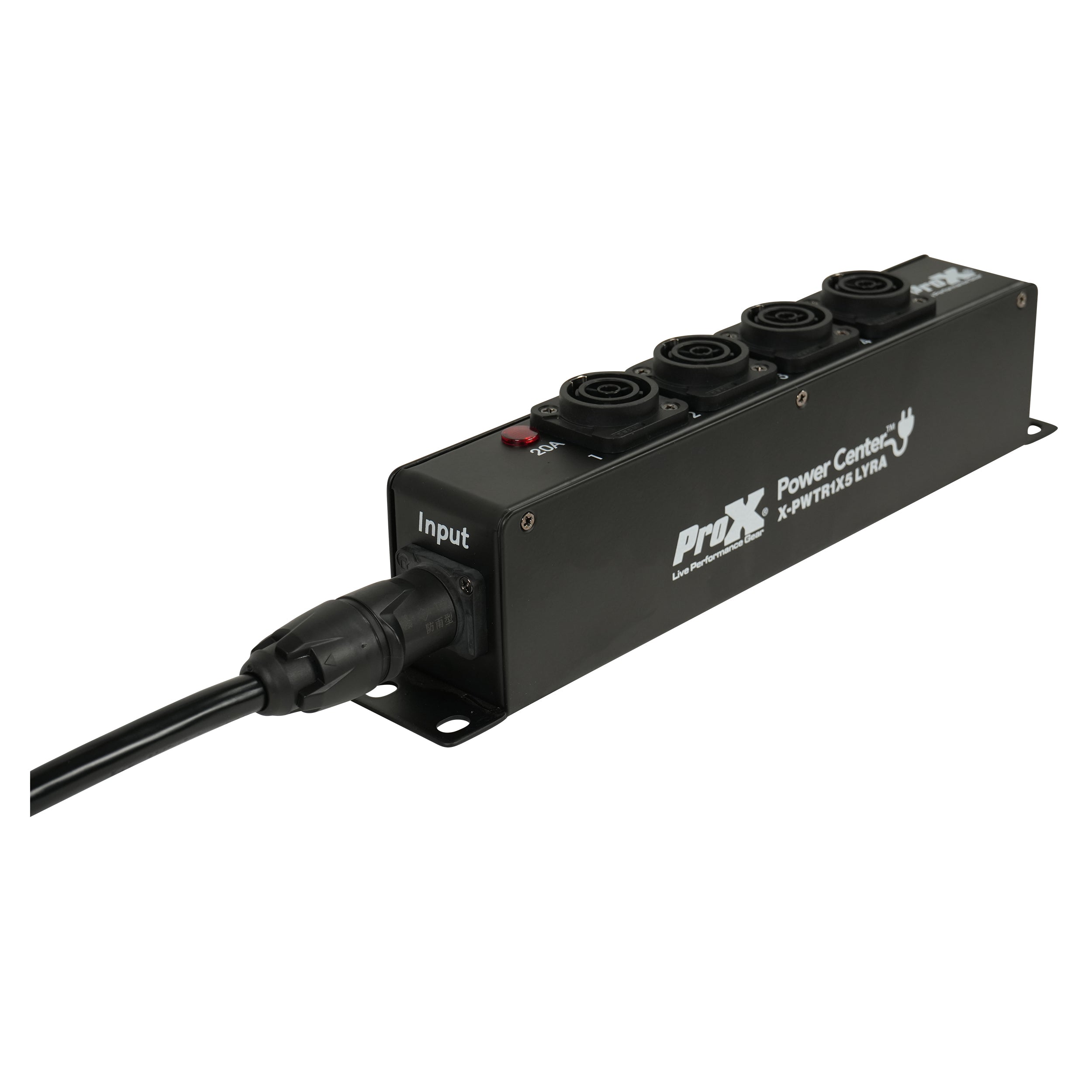 12PCS PowerCenter 4-way Power Splitter Box for True Power Connection Powers 5 Devices with Power Cord