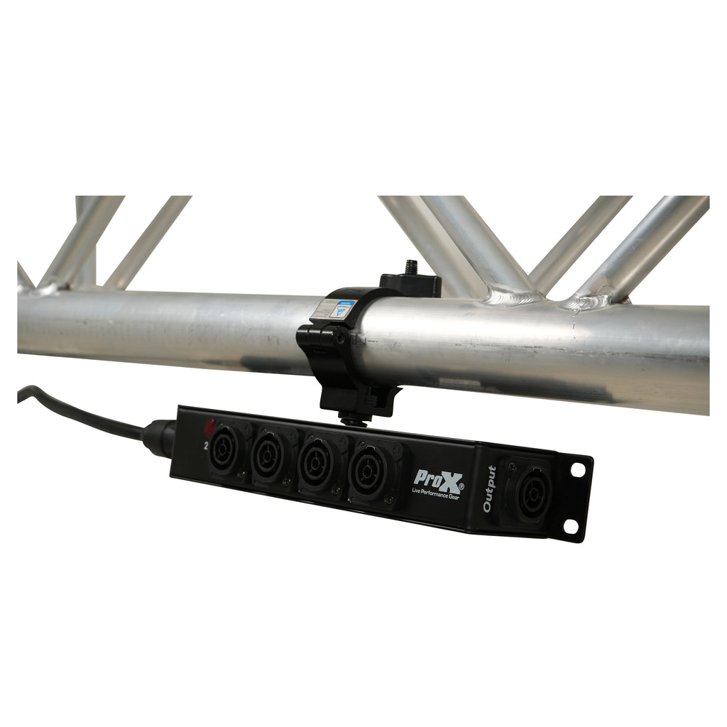 LYRA PowerCenter PowerCON TRUE1 5-Way Power Splitter Box for True1 Power Connection Powers 5 Devices with Power Cord
