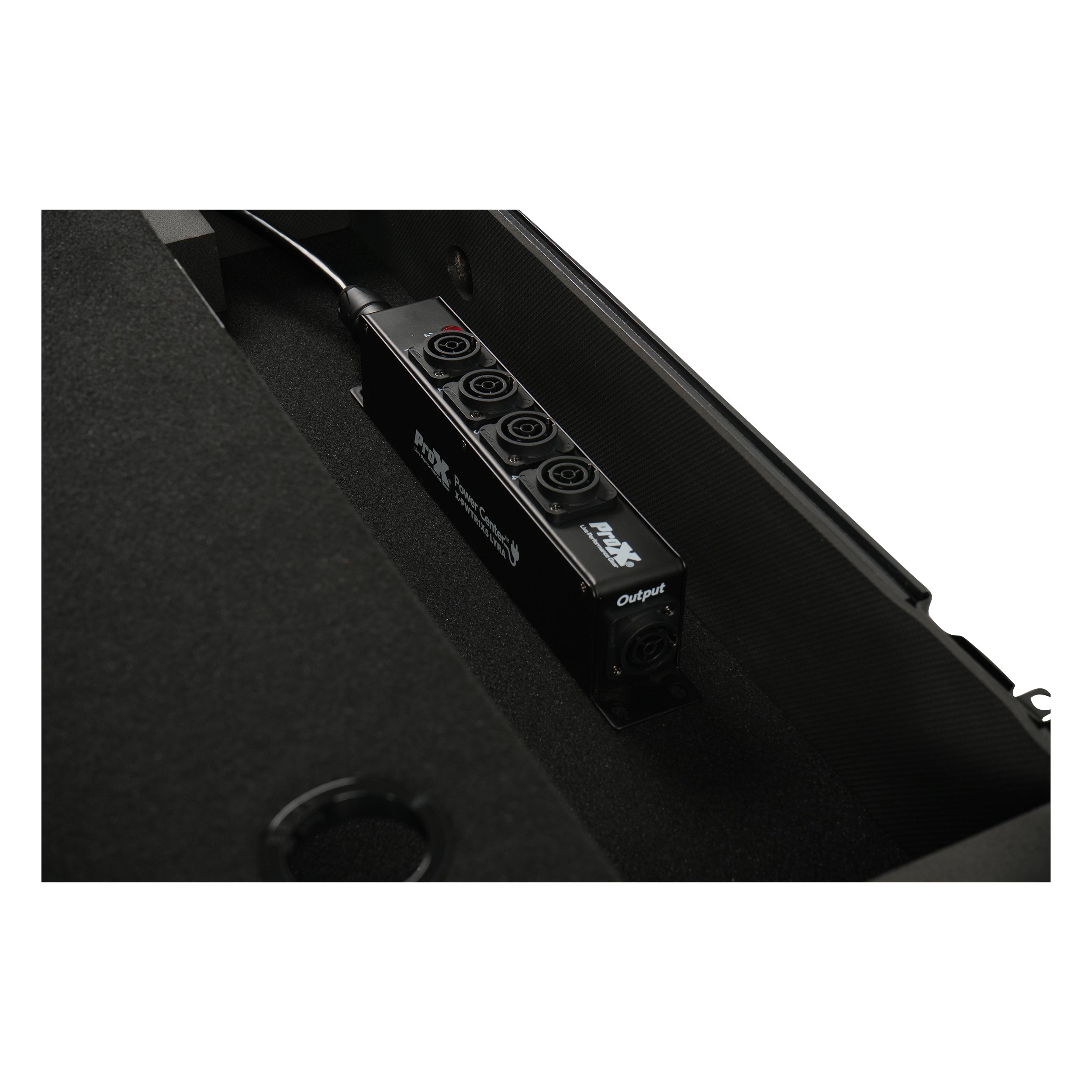 LYRA PowerCenter PowerCON TRUE1 5-Way Power Splitter Box for True1 Power Connection Powers 5 Devices with Power Cord