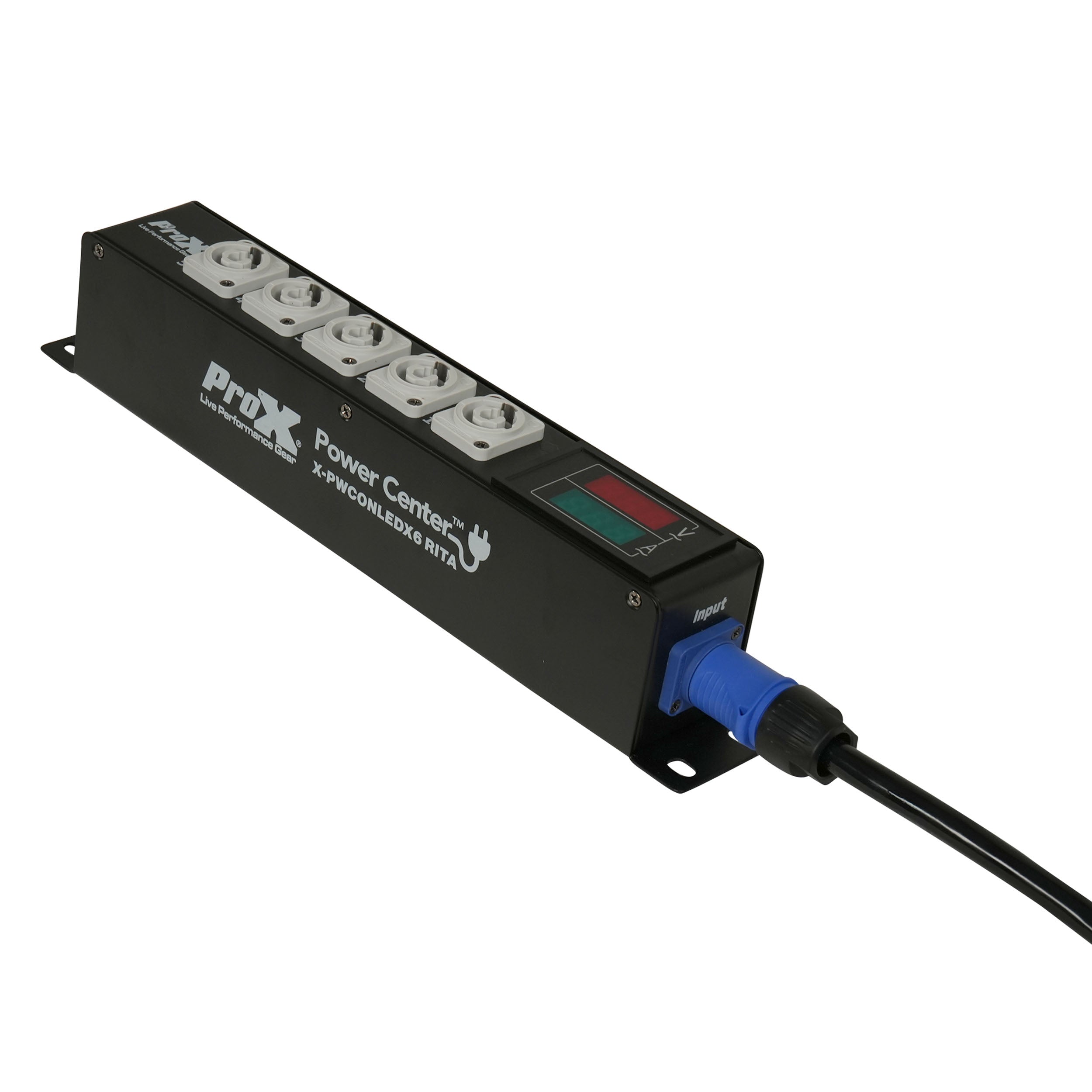 12PCS Rita PowerCenter 6X AC Outlet Box powerCON Compatible Splitter 20A w/ V&A Meter
