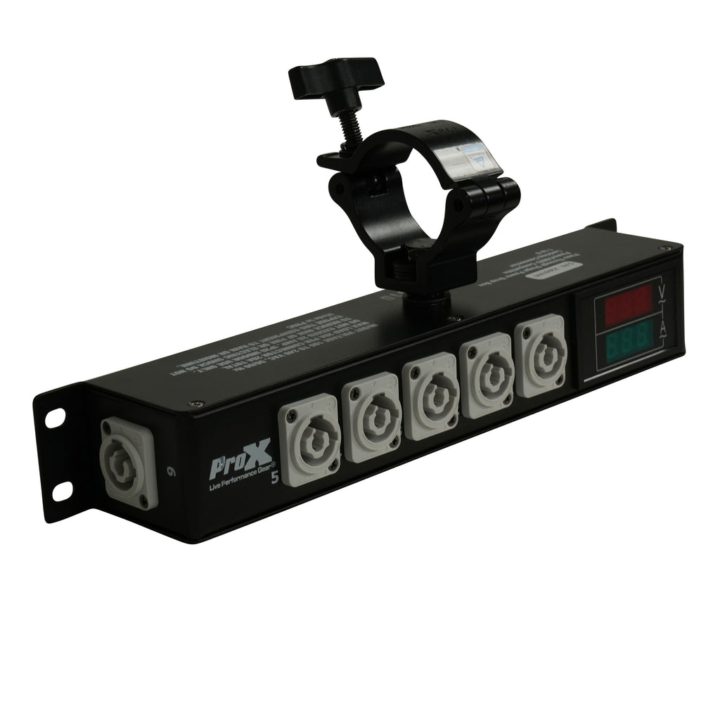 12PCS Rita PowerCenter 6X AC Outlet Box powerCON Compatible Splitter 20A w/ V&A Meter