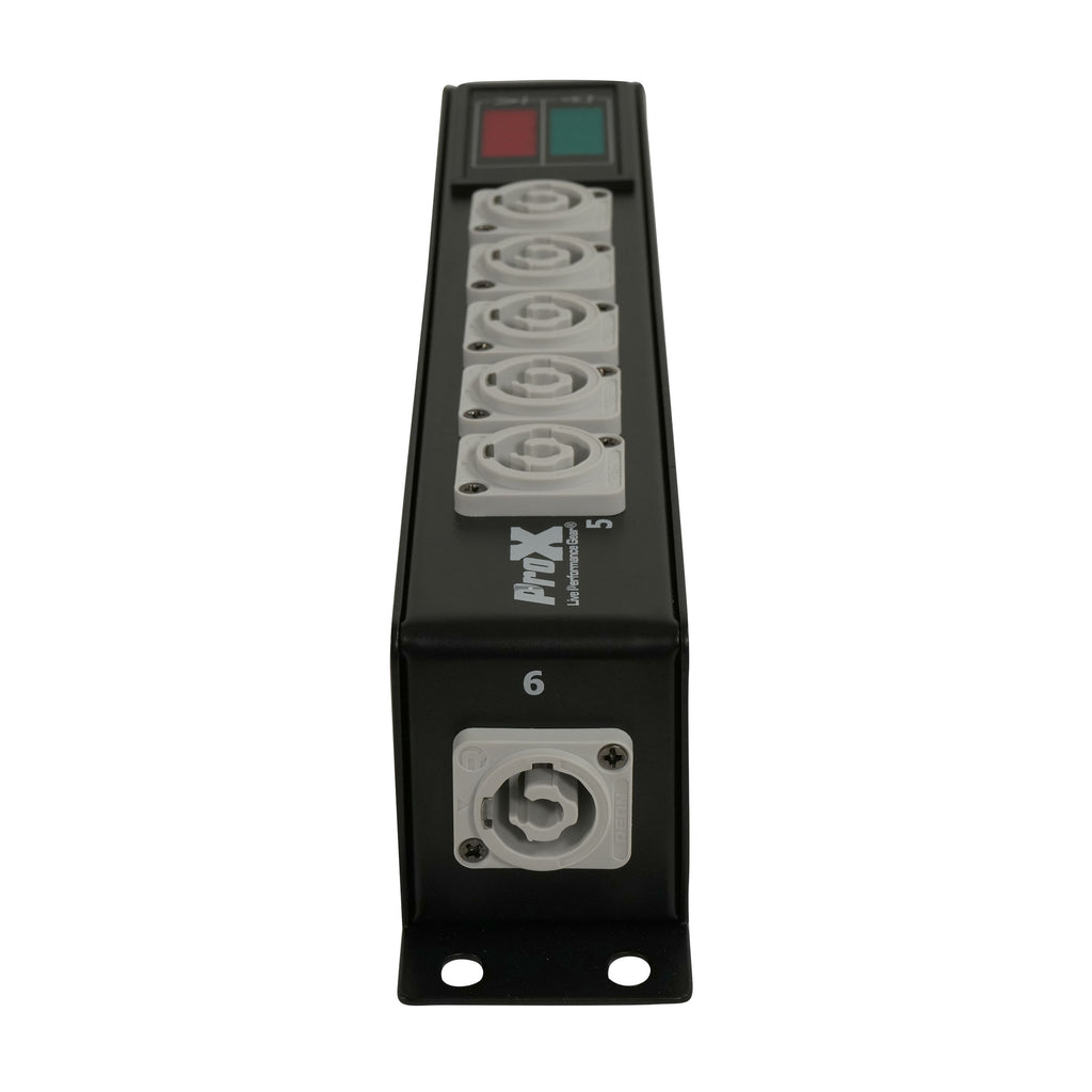 12PCS Rita PowerCenter 6X AC Outlet Box powerCON Compatible Splitter 20A w/ V&A Meter