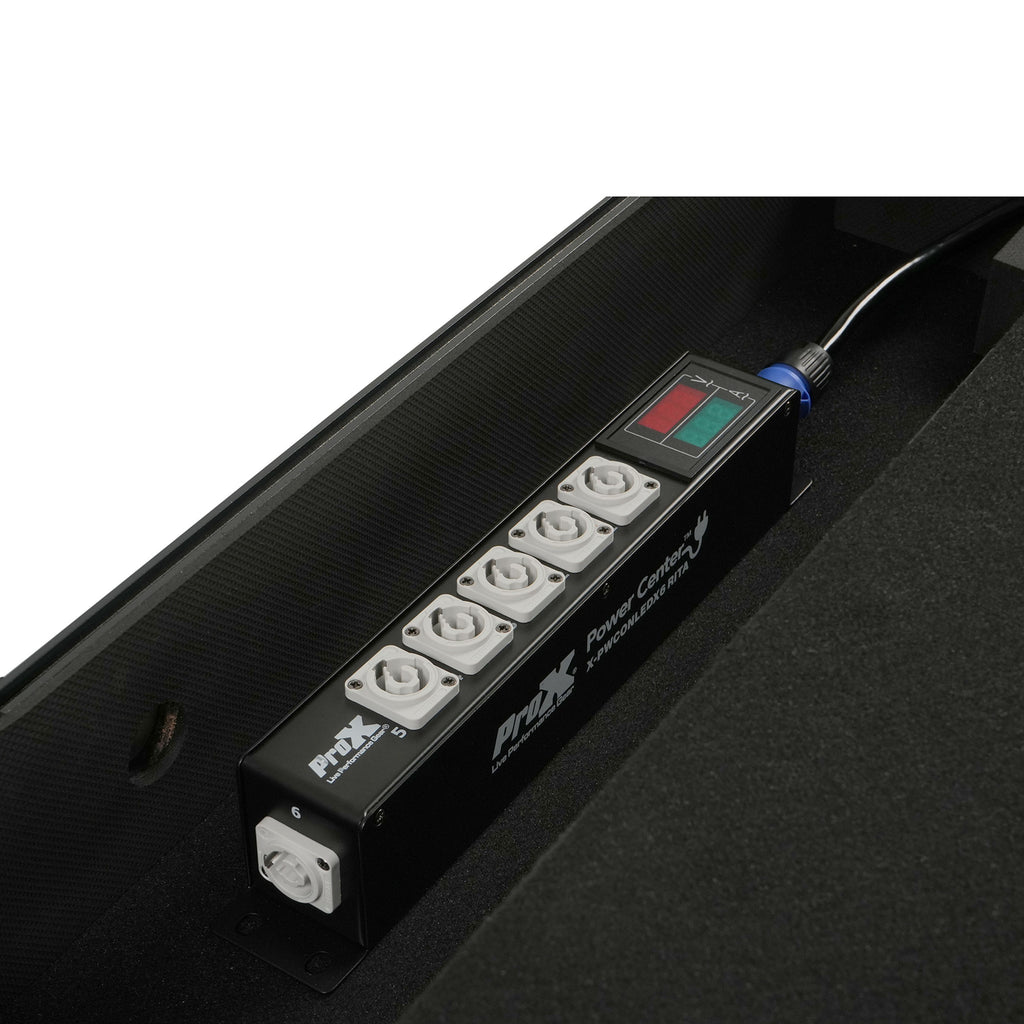 12PCS Rita PowerCenter 6X AC Outlet Box powerCON Compatible Splitter 20A w/ V&A Meter