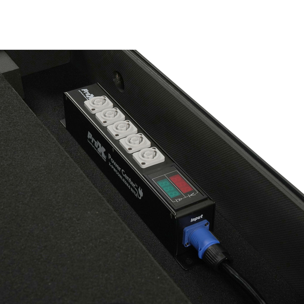 RITA PowerCenter 6X AC Outlet Box powerCON Compatible Splitter 20A w/ V&A Meter