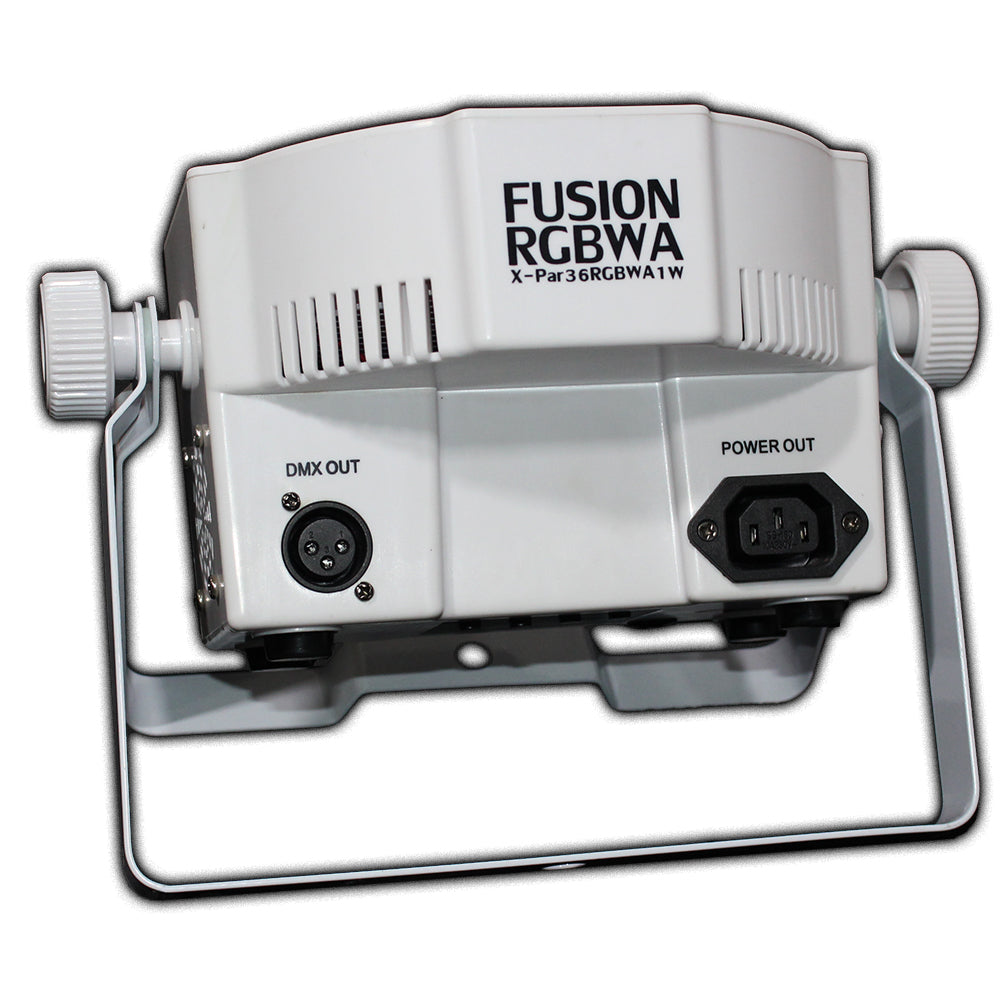Fusion RGBWA Par 36x 1W LED Slim Par White Housing