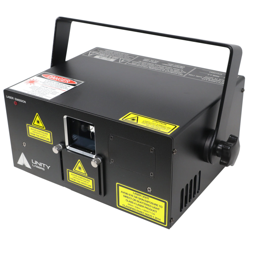 Unity Raw 1.7 Watt RGB Laser Light Show Projector System