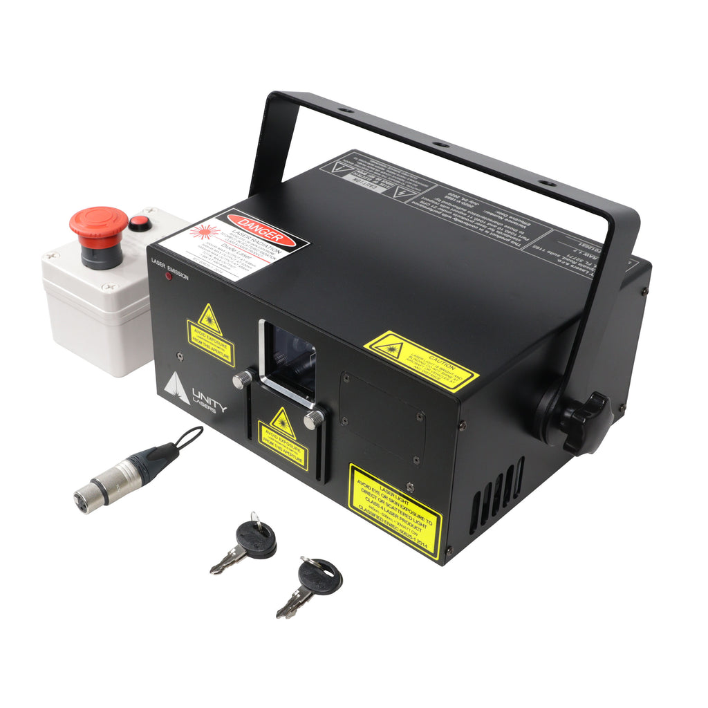 Unity Raw 1.7 Watt RGB Laser Light Show Projector System