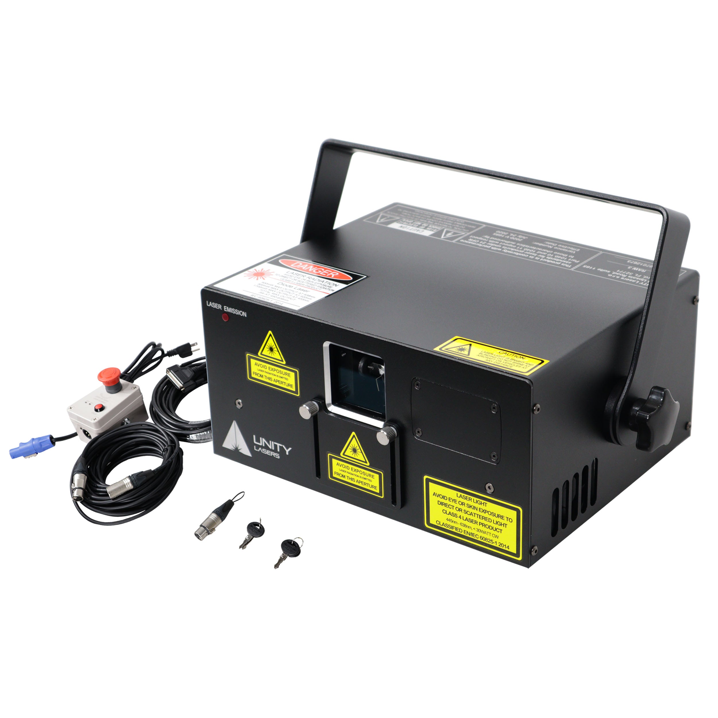 Unity Raw 3 Watt RGB DMX Laser Light Show Projector System