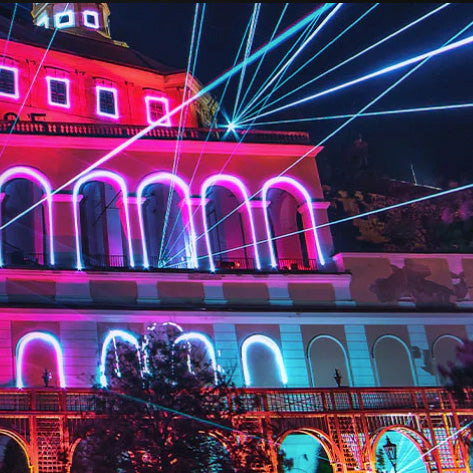Unity High Power RGB Laser Light Show Projector System for Commercial Outdoor Use