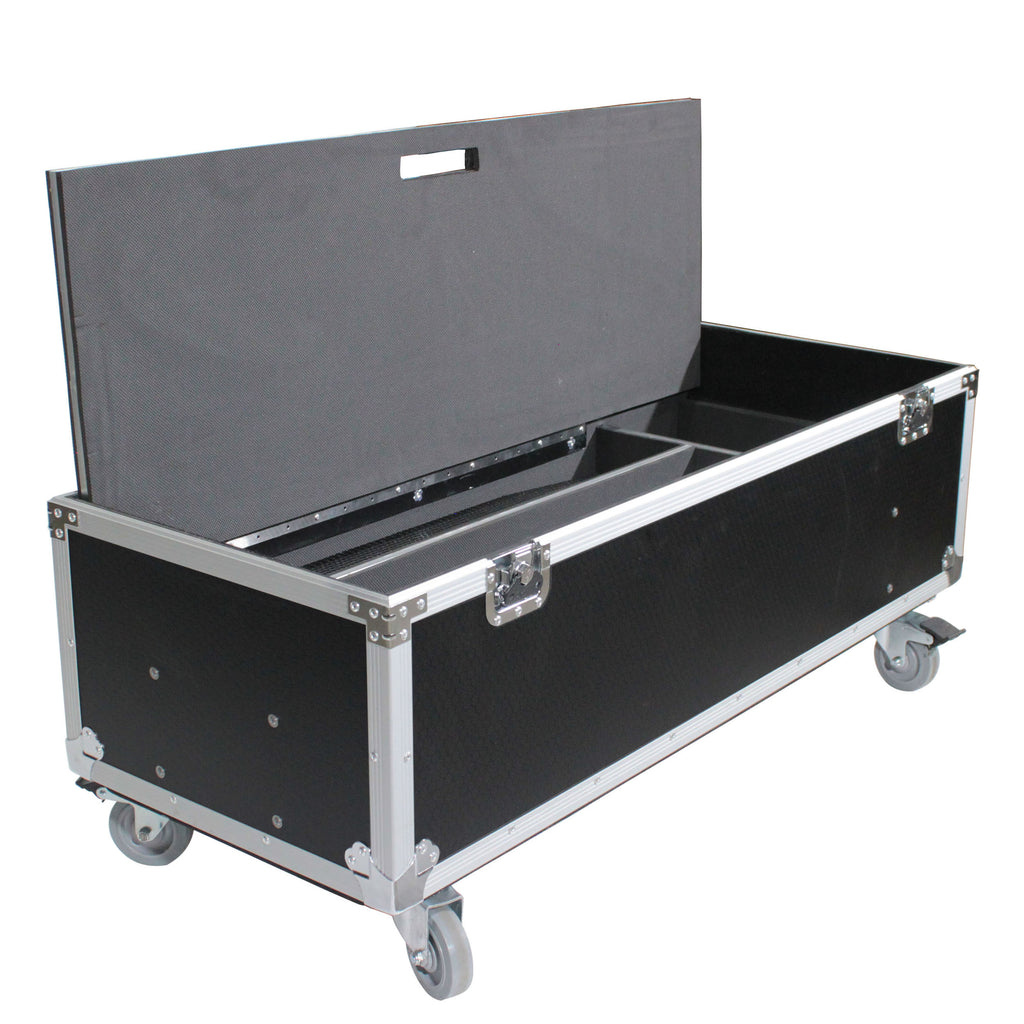 ATA Flight Case for 2x RCF EVOX12 or EV Evolve 50 Compact Arrays Fits Two Speakers and Subwoofers