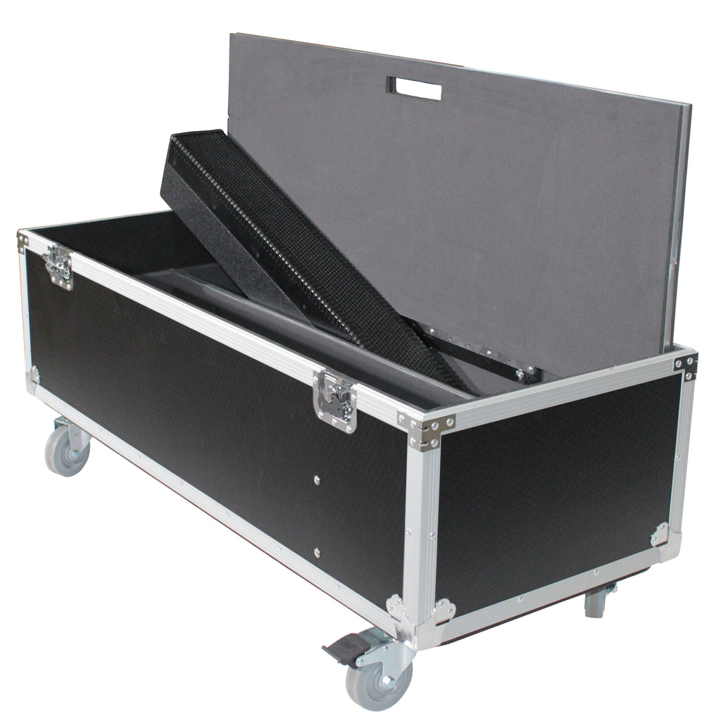 ATA Flight Case for 2x QSC KC12 Compact Arrays Fits Two Speakers and Subwoofers