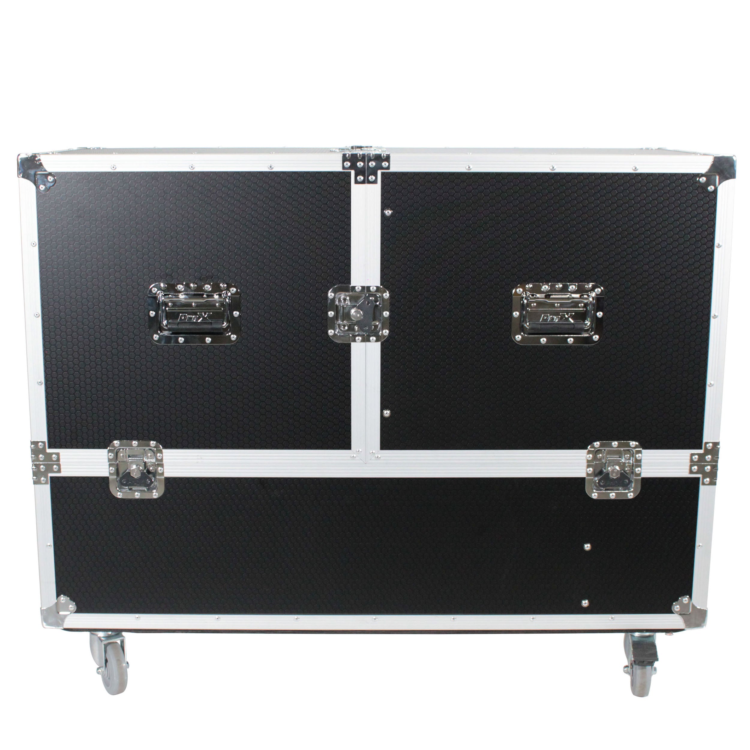 ATA Flight Case for 2x RCF EVOX12 or EV Evolve 50 Compact Arrays Fits Two Speakers and Subwoofers