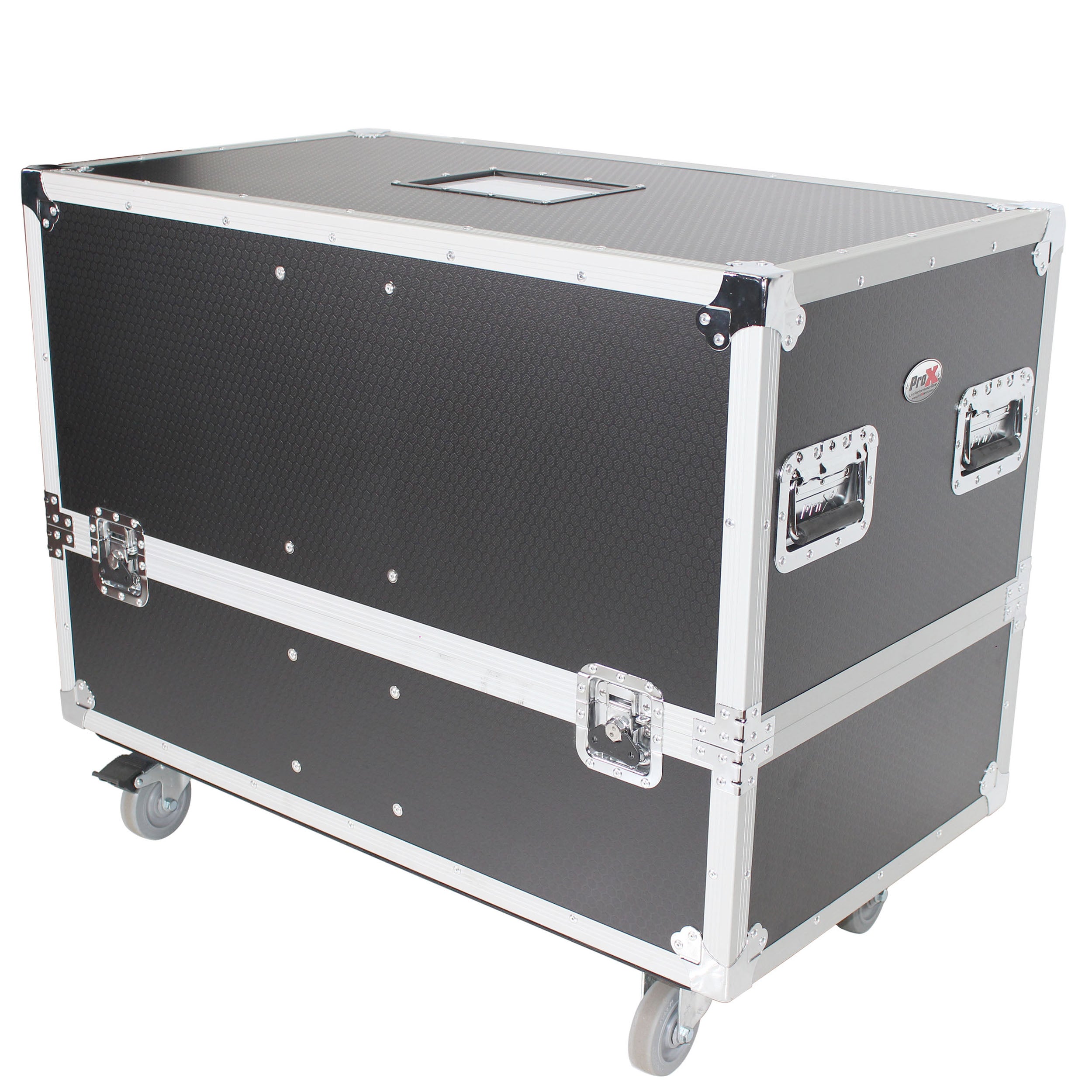 ATA Style Flight-Road Case For RCF EVOX 8 J8 JMIX8 Speaker Array System Fits Two Speakers and Subs