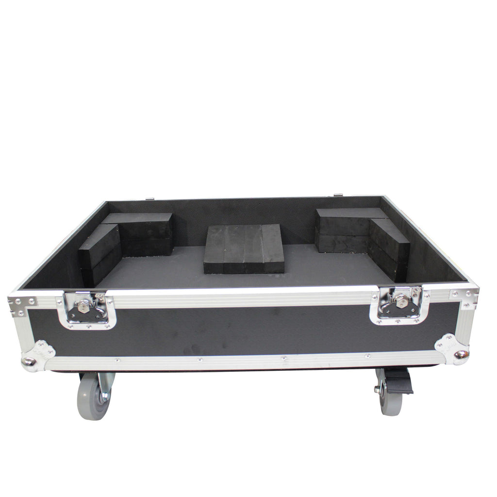 Fits RCF HDL 30-A Line Array Speaker Flight Case W/Wheels (Holds 2 Speakers)