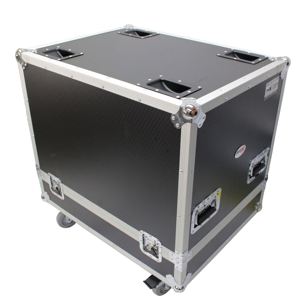 Fits RCF HDL 30-A Line Array Speaker Flight Case W/Wheels (Holds 2 Speakers)
