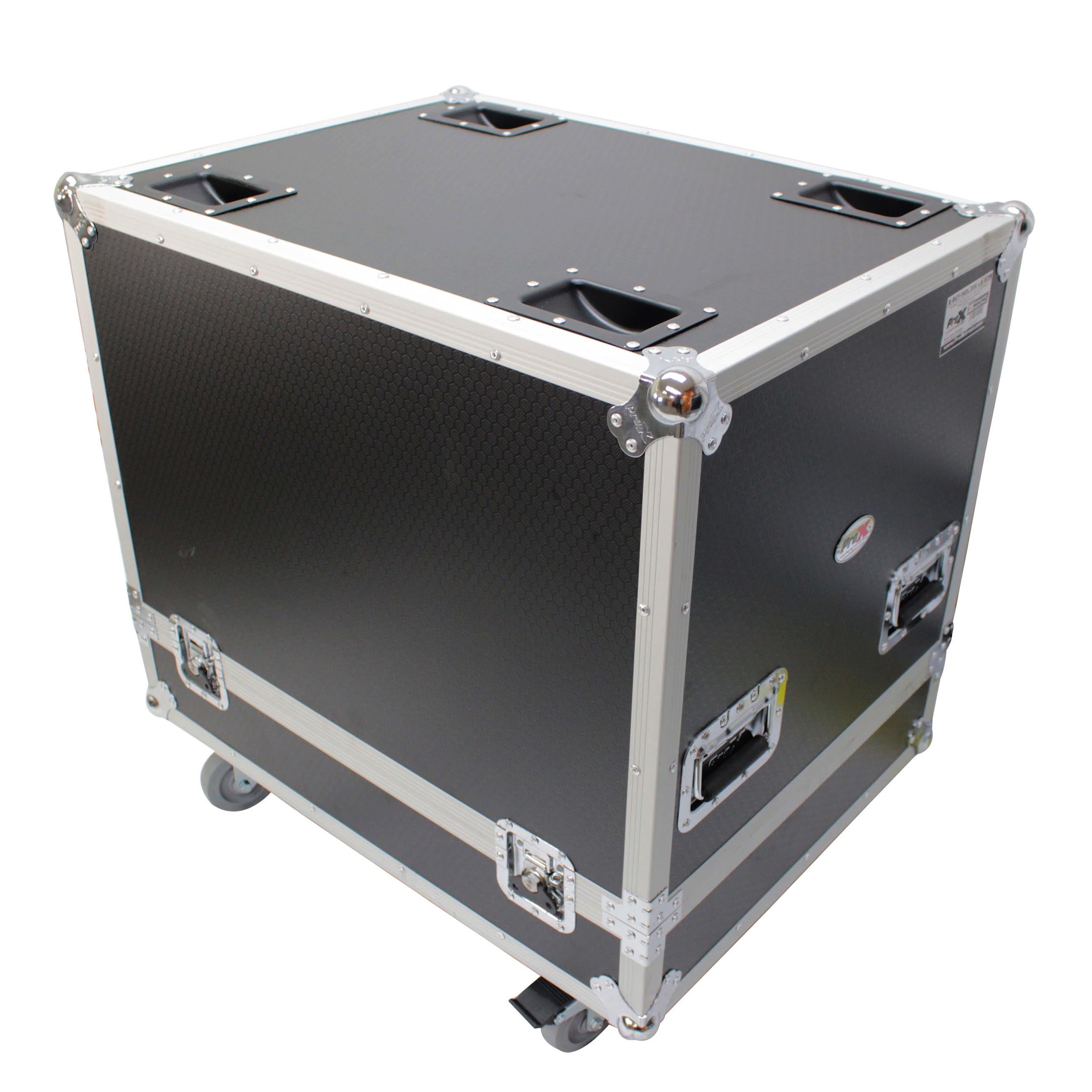 Dual Flight-Road Case for 2 RCF HDL 20-A Line Array Speakers W-Wheels